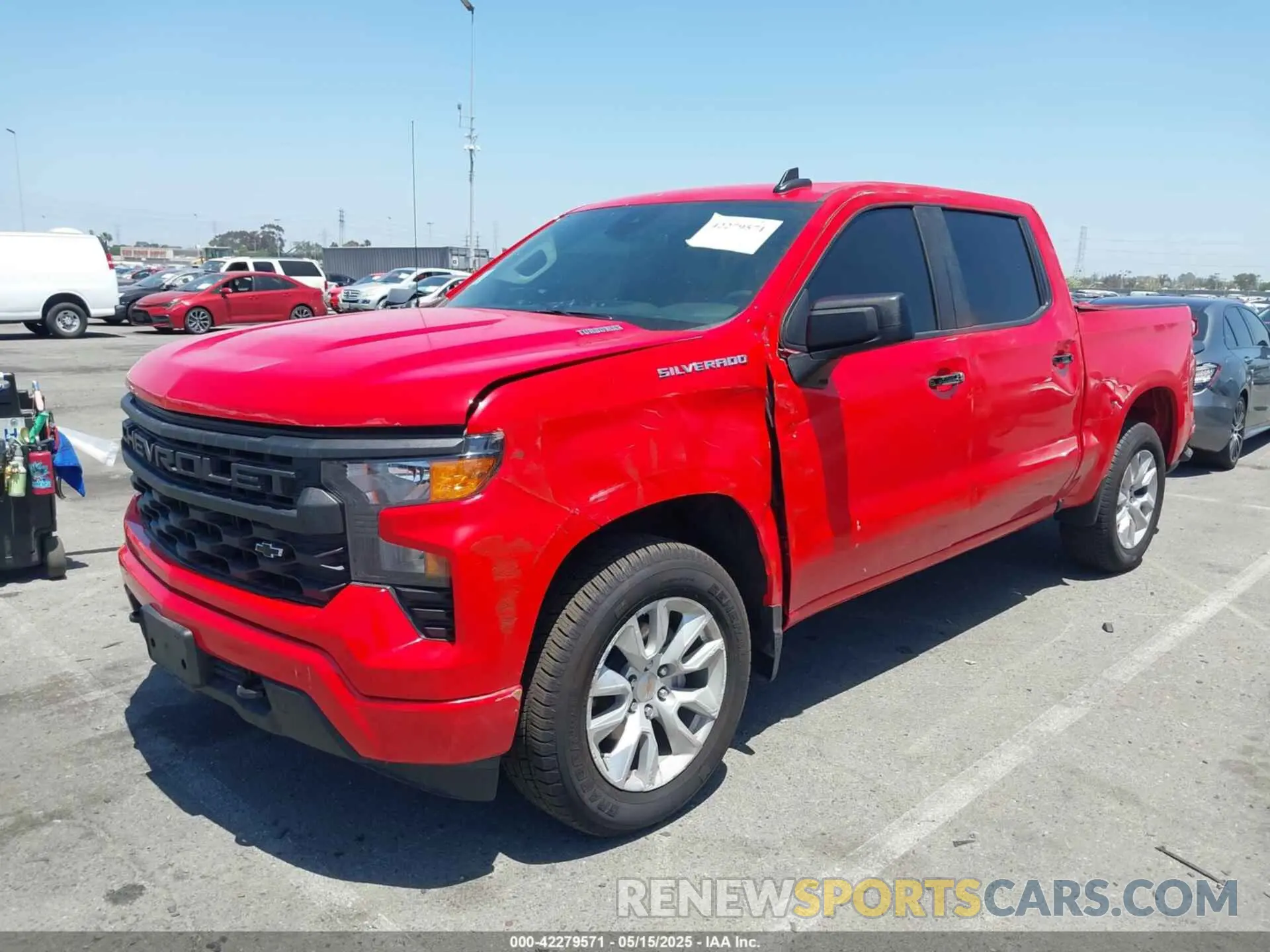 6 Photograph of a damaged car 1GCPABEK2SZ132029 CHEVROLET SILVERADO 1500 2025