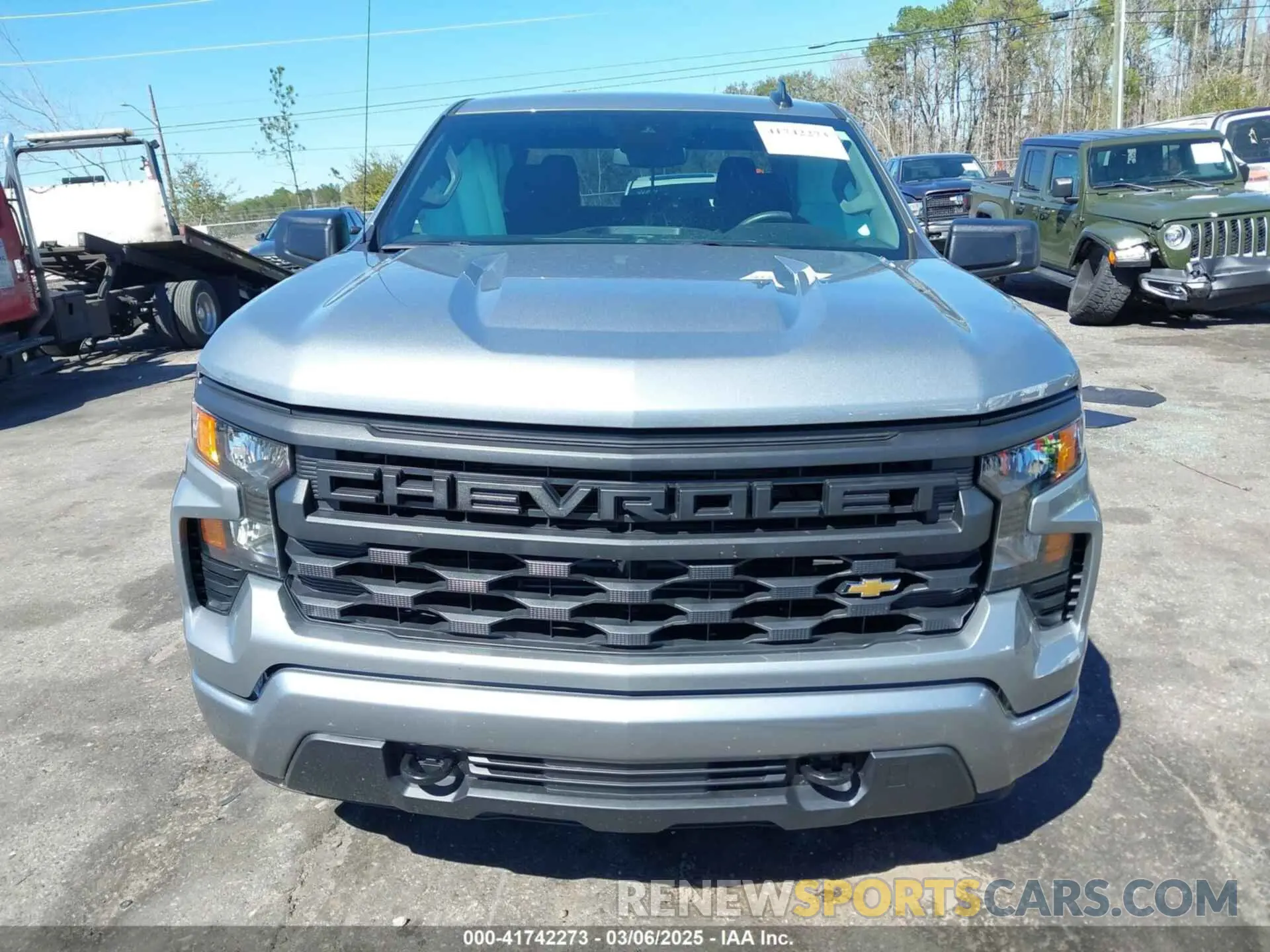 12 Photograph of a damaged car 1GCPABEK8SZ201449 CHEVROLET SILVERADO 1500 2025