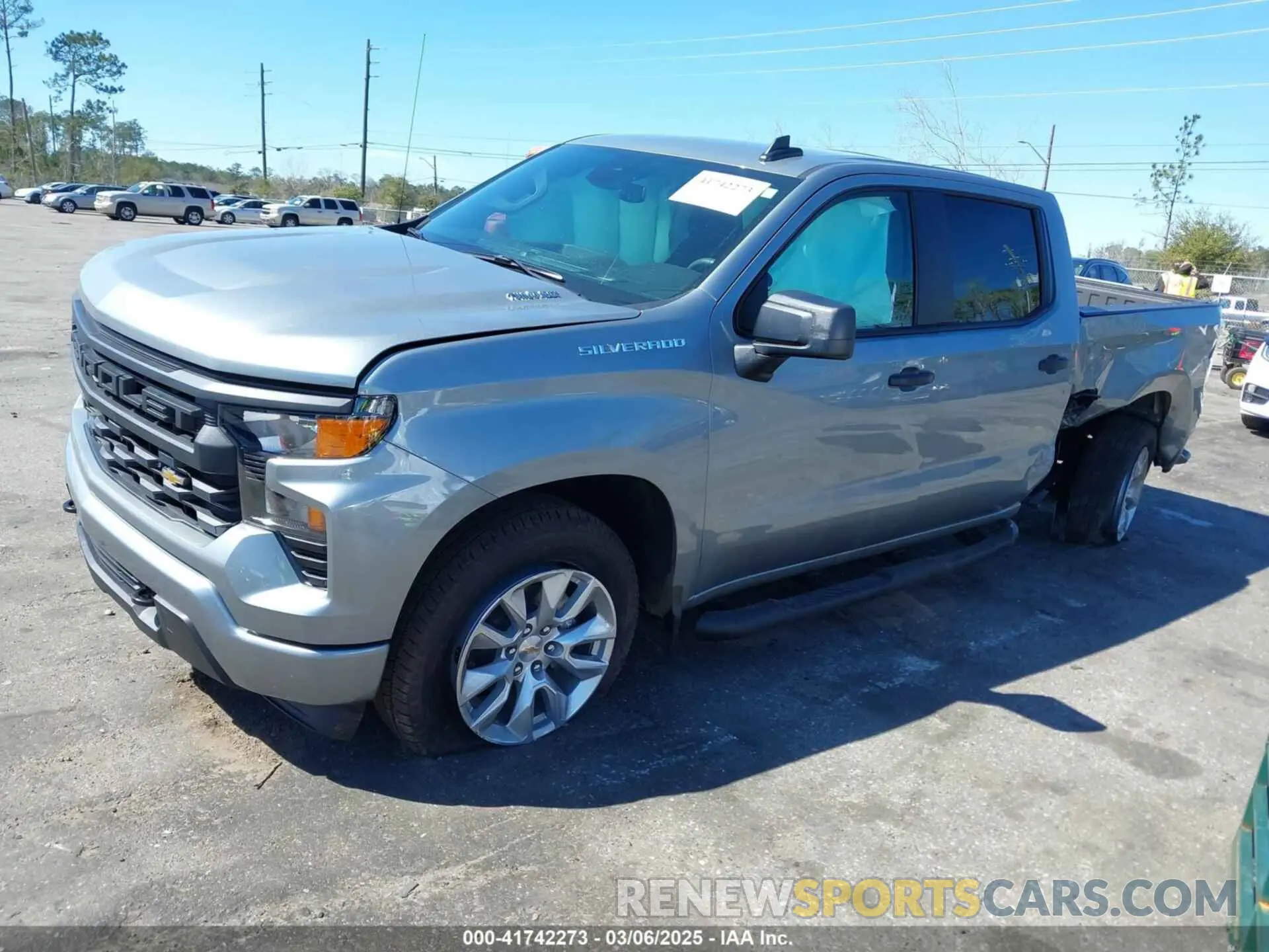 2 Photograph of a damaged car 1GCPABEK8SZ201449 CHEVROLET SILVERADO 1500 2025