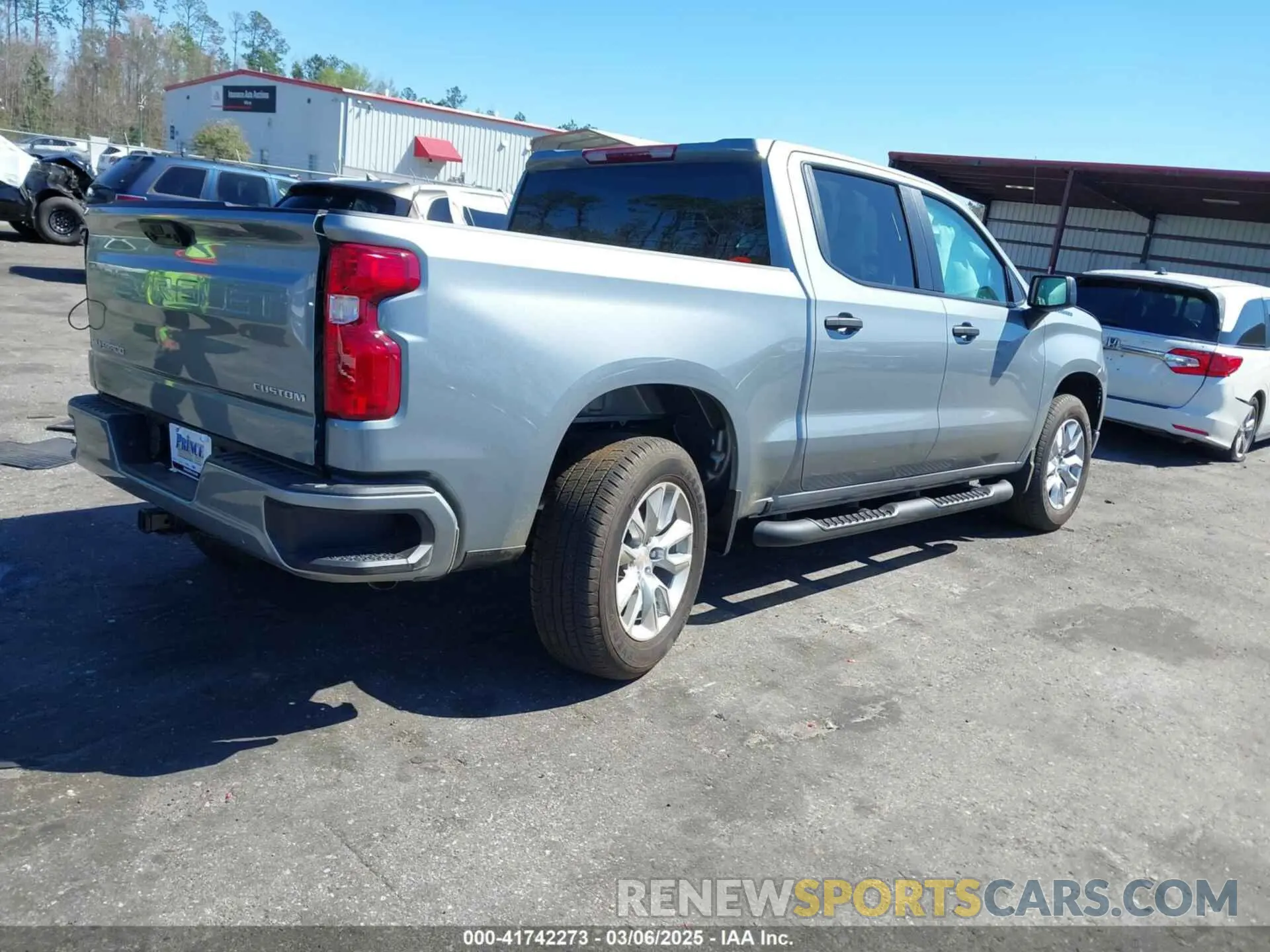 4 Photograph of a damaged car 1GCPABEK8SZ201449 CHEVROLET SILVERADO 1500 2025