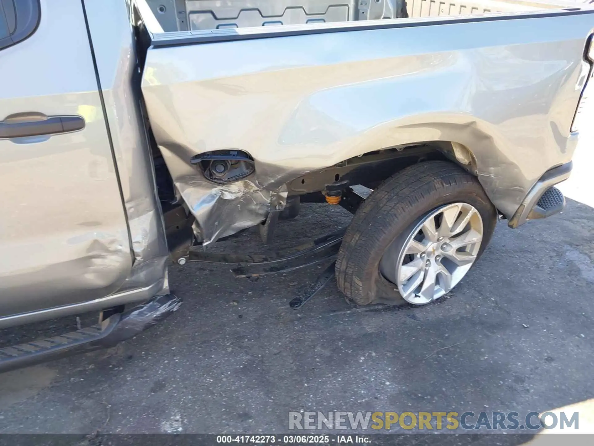 6 Photograph of a damaged car 1GCPABEK8SZ201449 CHEVROLET SILVERADO 1500 2025