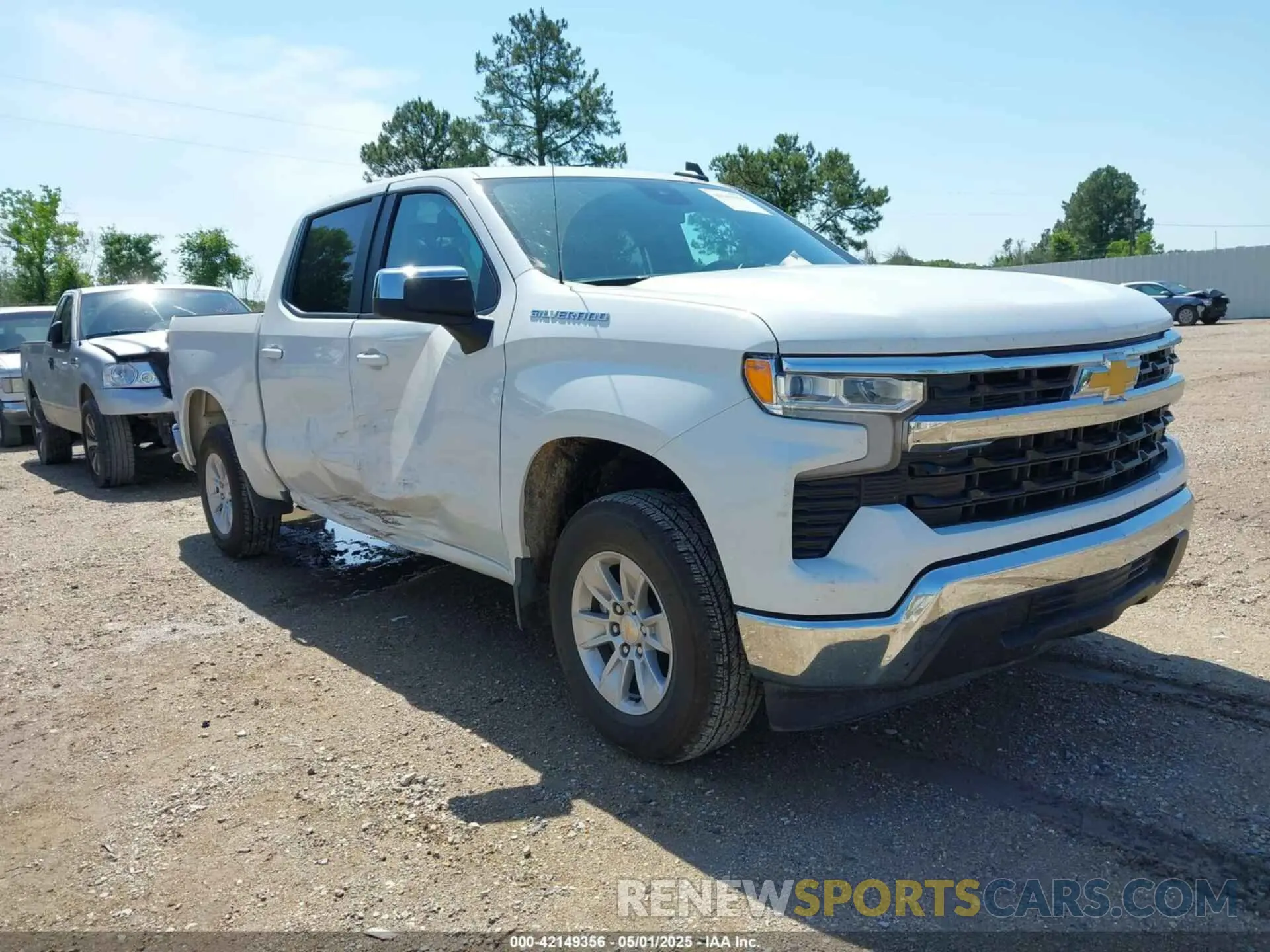 1 Photograph of a damaged car 1GCPACED0SZ120243 CHEVROLET SILVERADO 1500 2025