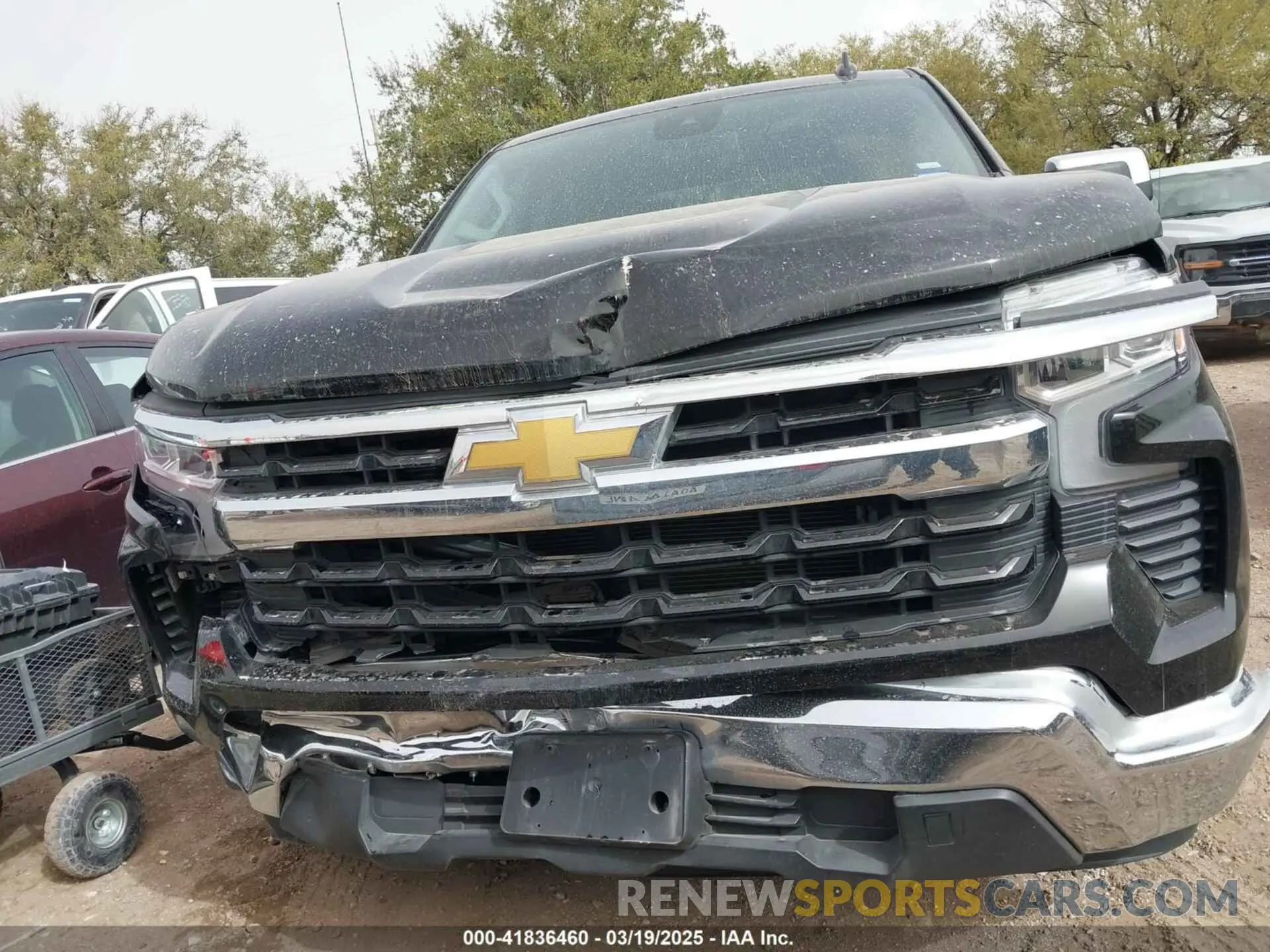 12 Photograph of a damaged car 1GCPACED3SZ111293 CHEVROLET SILVERADO 1500 2025