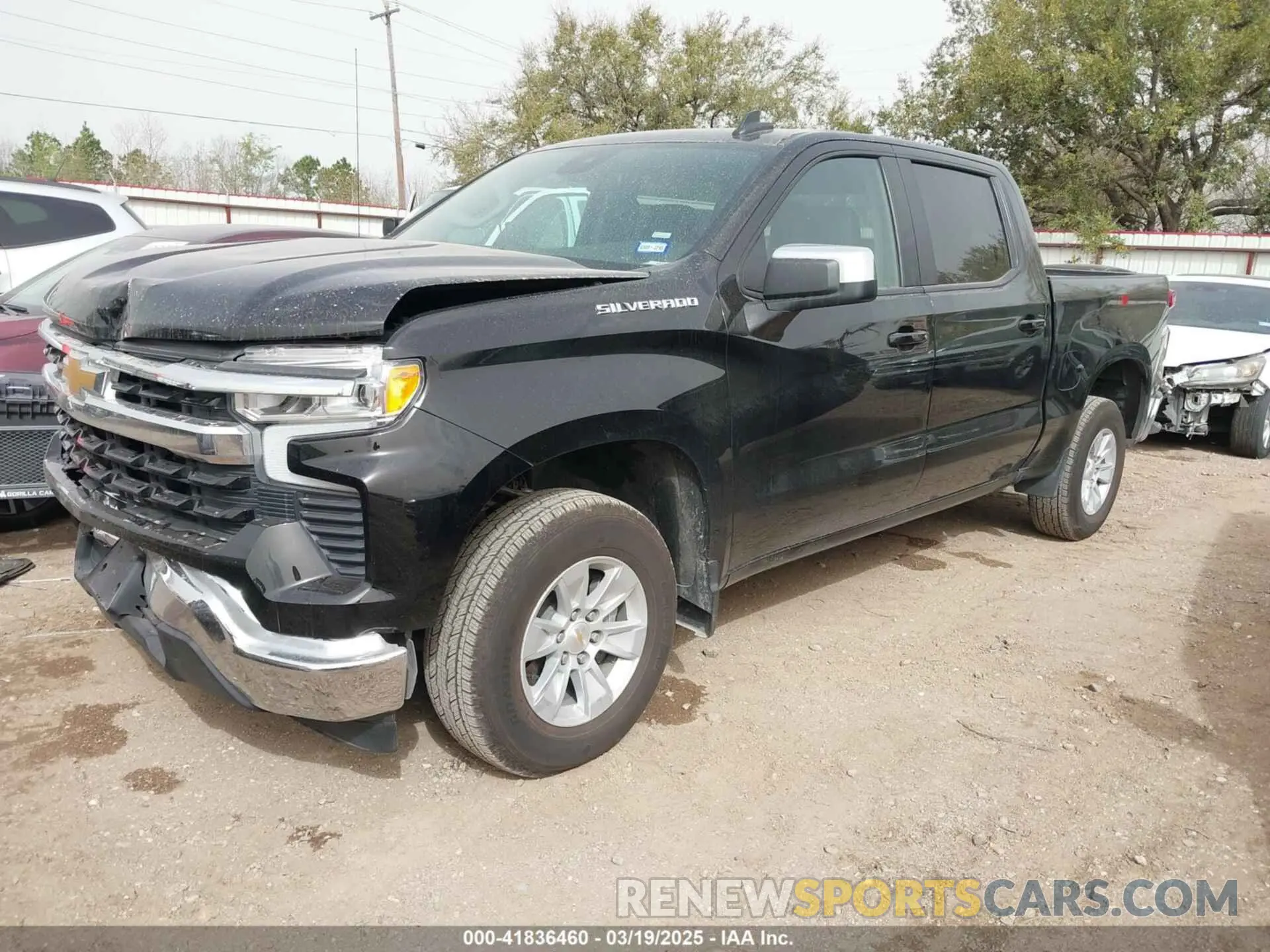 2 Photograph of a damaged car 1GCPACED3SZ111293 CHEVROLET SILVERADO 1500 2025
