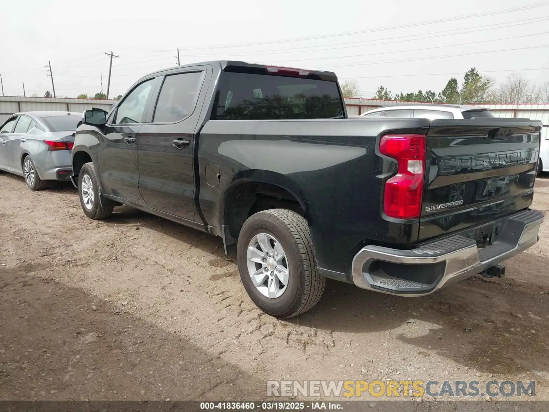 3 Photograph of a damaged car 1GCPACED3SZ111293 CHEVROLET SILVERADO 1500 2025