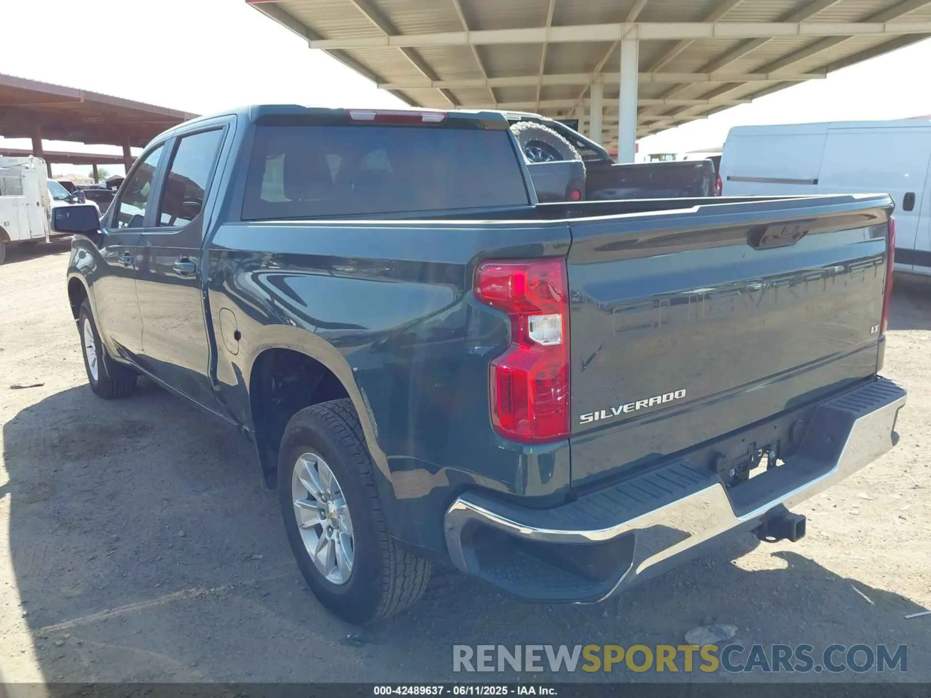 3 Photograph of a damaged car 1GCPACED7SZ171707 CHEVROLET SILVERADO 1500 2025