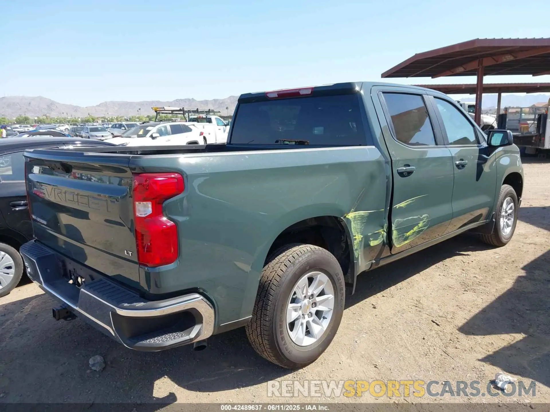 4 Photograph of a damaged car 1GCPACED7SZ171707 CHEVROLET SILVERADO 1500 2025