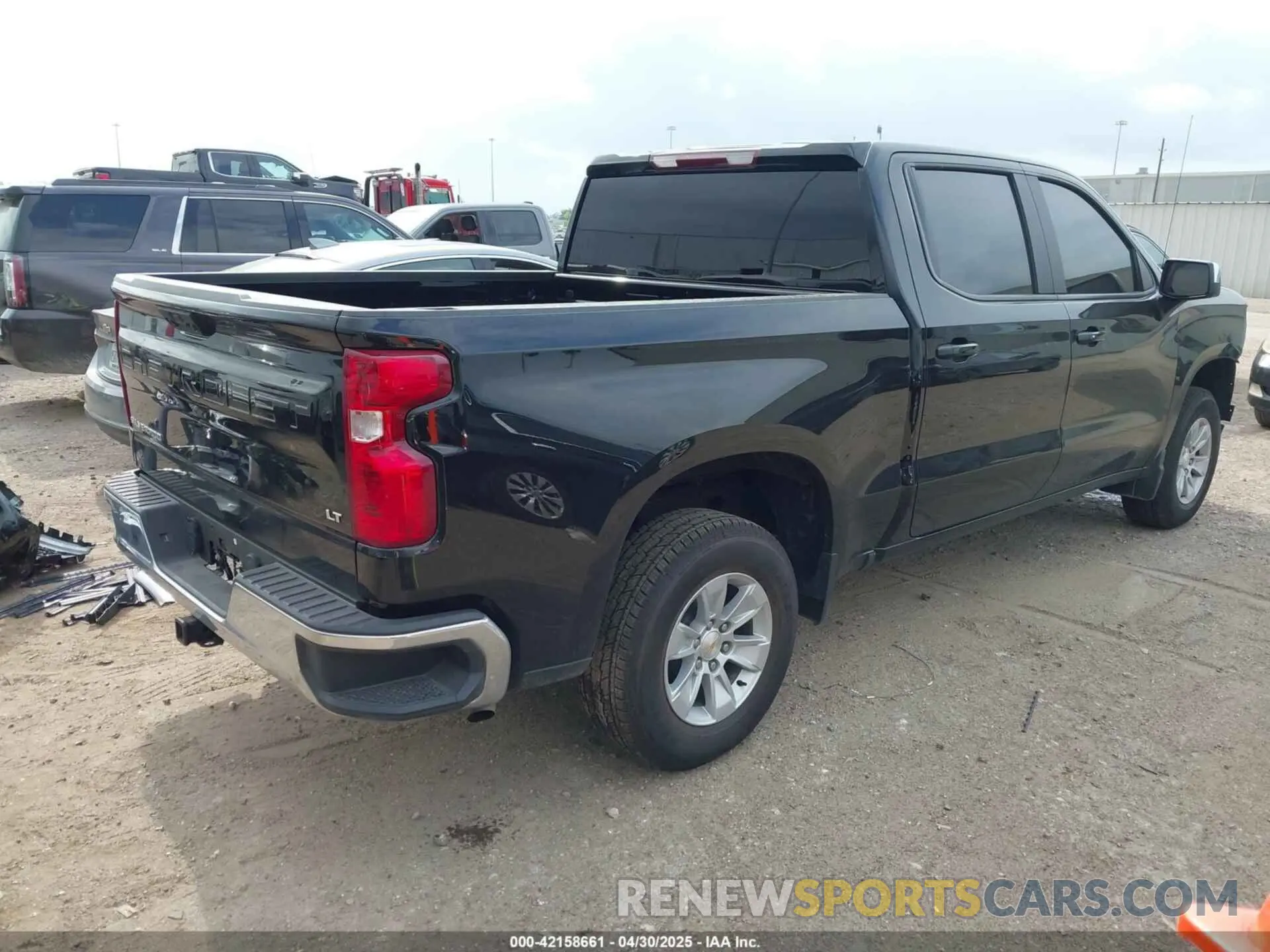 4 Photograph of a damaged car 1GCPACED8SZ128090 CHEVROLET SILVERADO 1500 2025