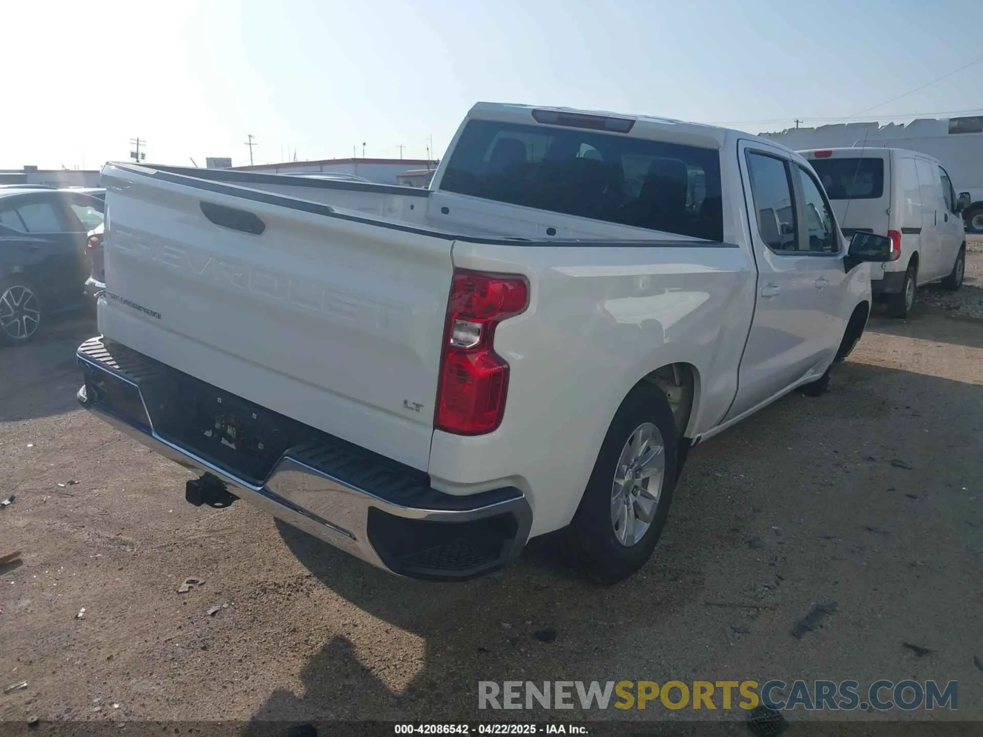 4 Photograph of a damaged car 1GCPACED9SZ121665 CHEVROLET SILVERADO 1500 2025