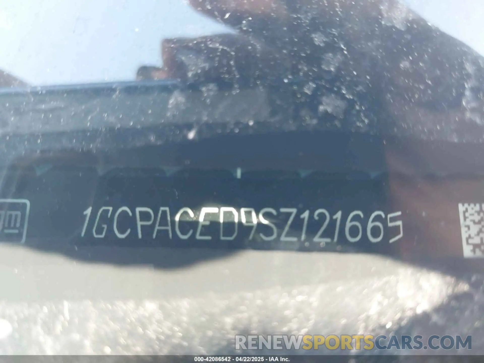 9 Photograph of a damaged car 1GCPACED9SZ121665 CHEVROLET SILVERADO 1500 2025