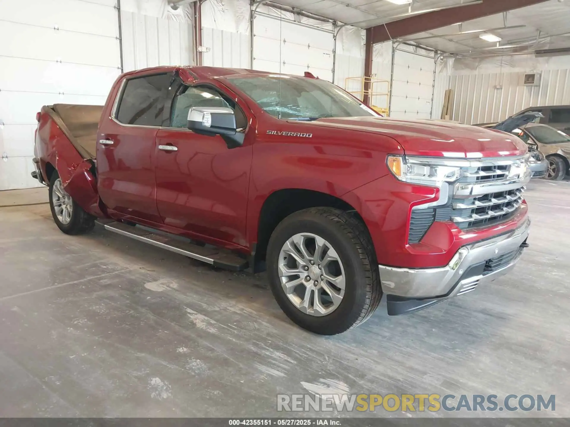 1 Photograph of a damaged car 1GCPAEED7SZ237359 CHEVROLET SILVERADO 1500 2025