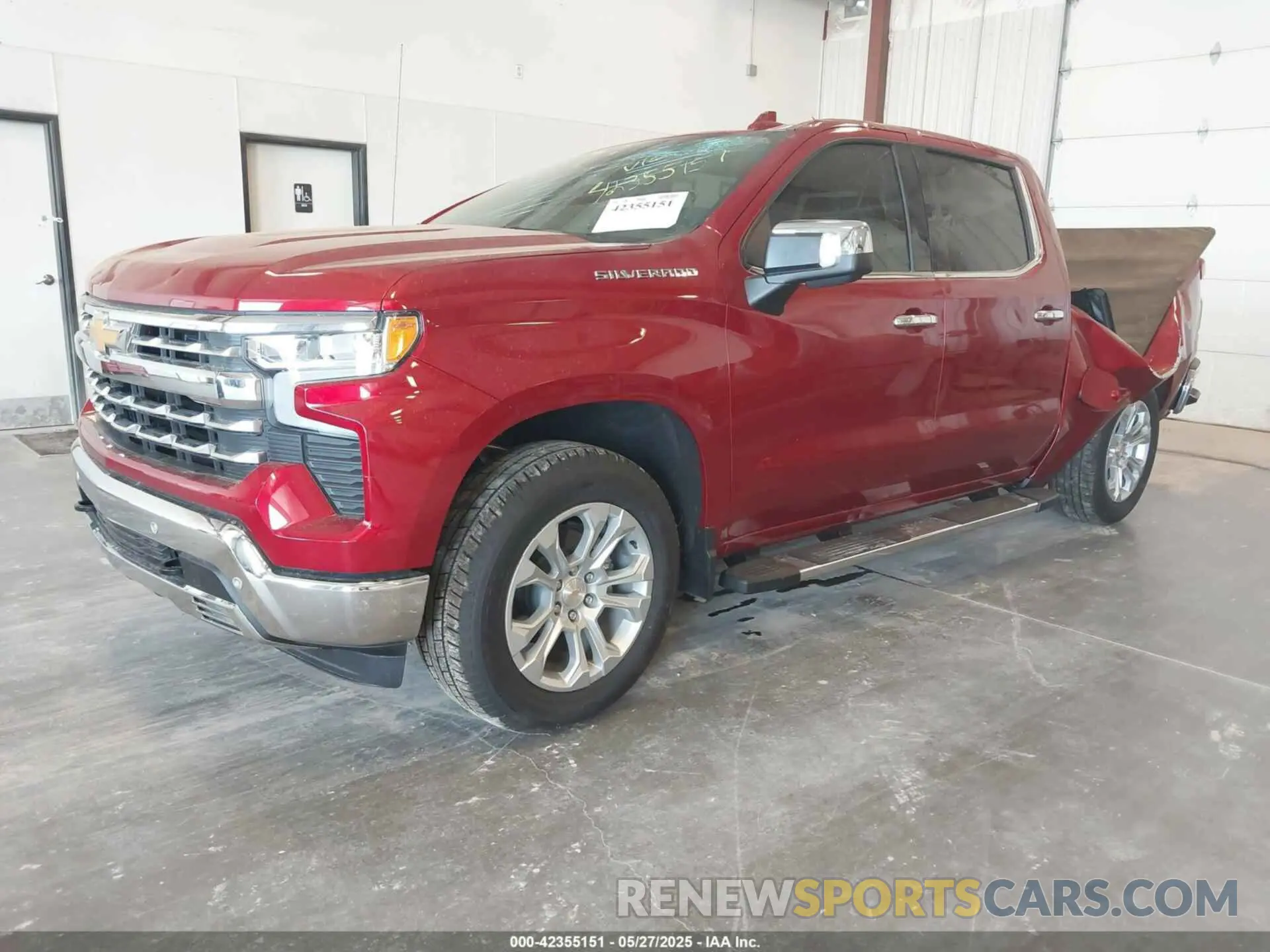 2 Photograph of a damaged car 1GCPAEED7SZ237359 CHEVROLET SILVERADO 1500 2025