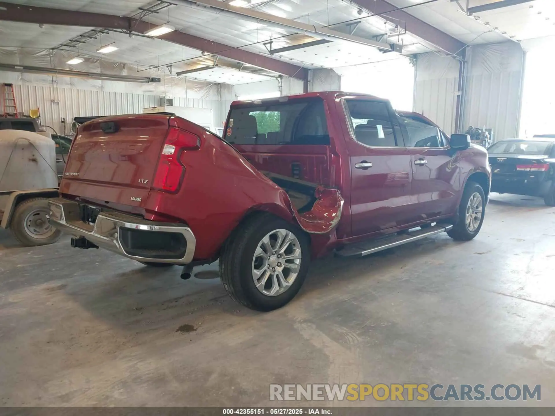 4 Photograph of a damaged car 1GCPAEED7SZ237359 CHEVROLET SILVERADO 1500 2025