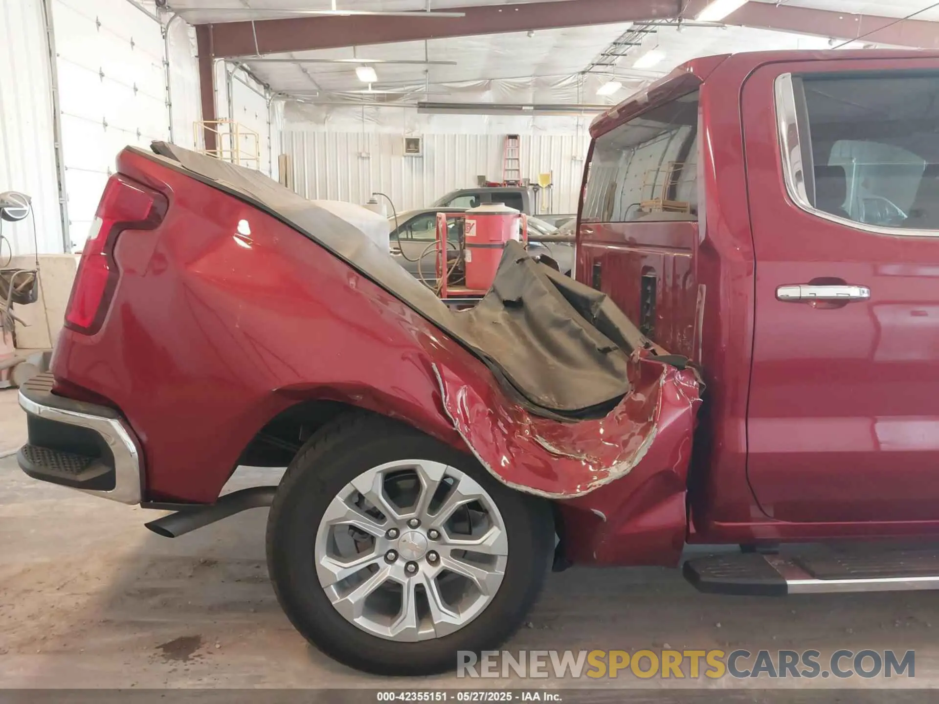 6 Photograph of a damaged car 1GCPAEED7SZ237359 CHEVROLET SILVERADO 1500 2025