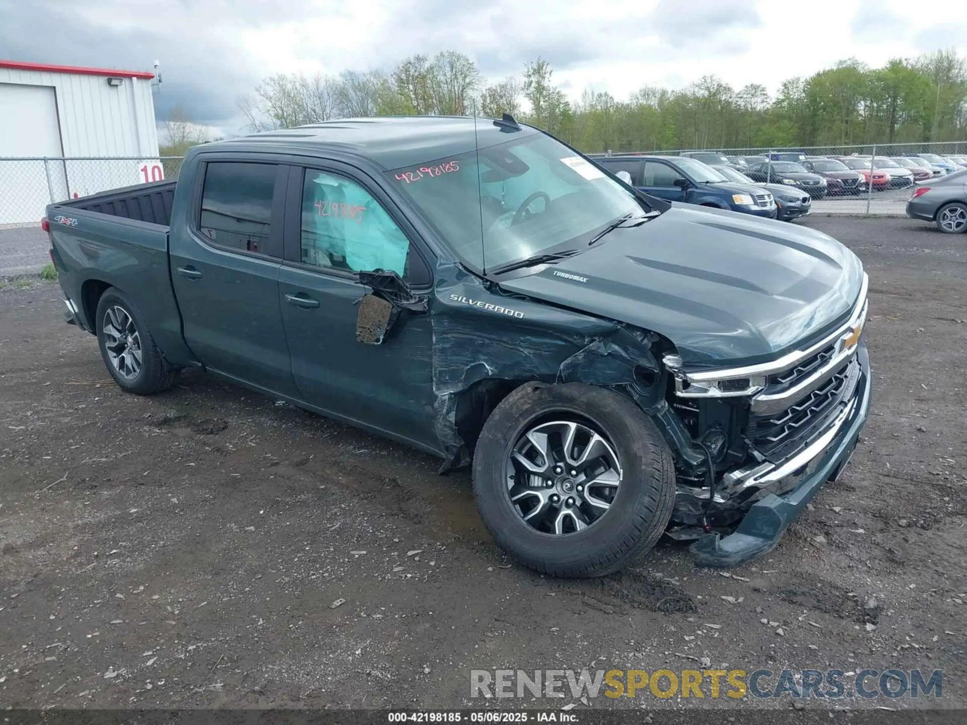 1 Photograph of a damaged car 1GCPKKEK7SZ161863 CHEVROLET SILVERADO 1500 2025