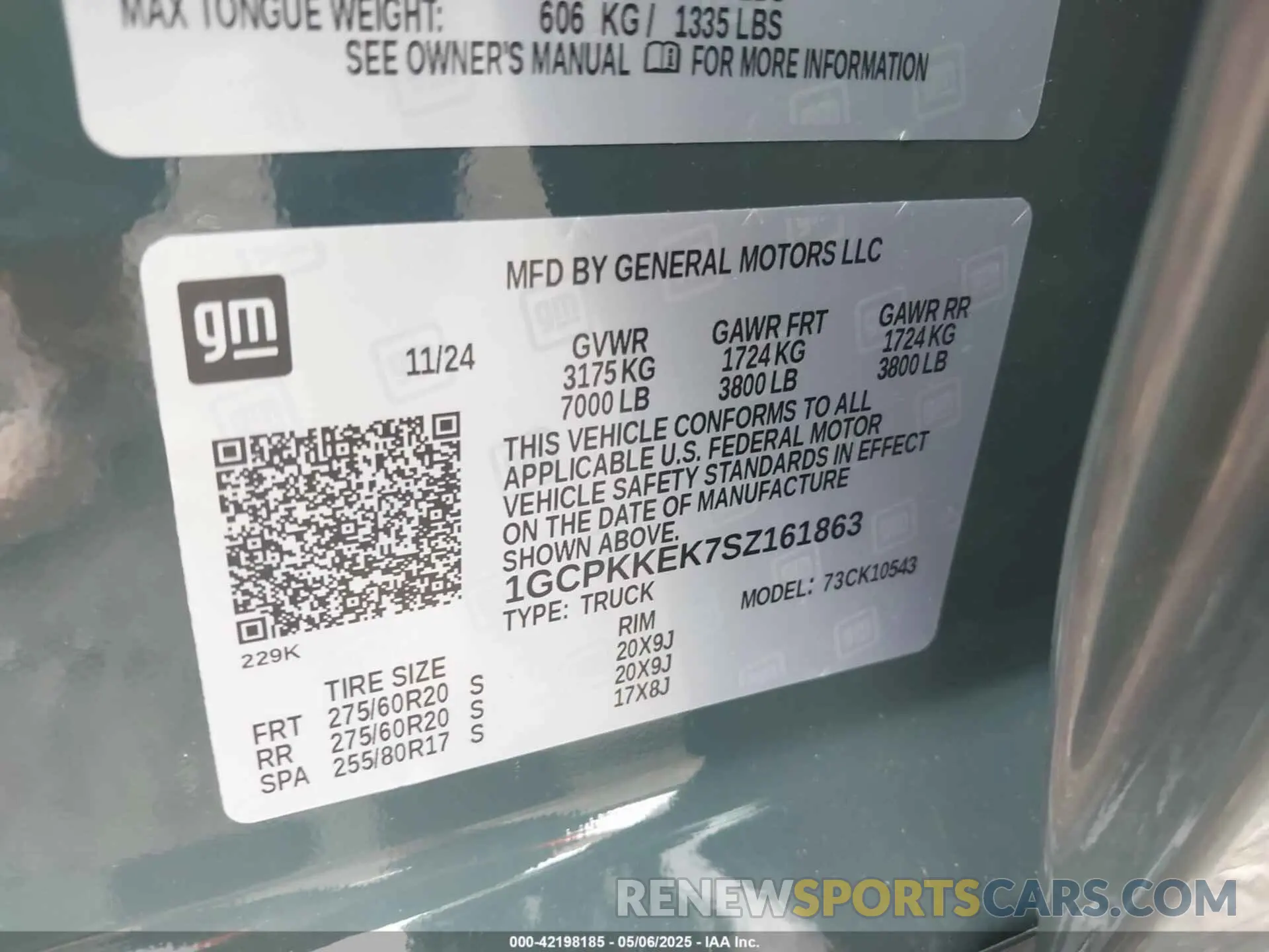 9 Photograph of a damaged car 1GCPKKEK7SZ161863 CHEVROLET SILVERADO 1500 2025