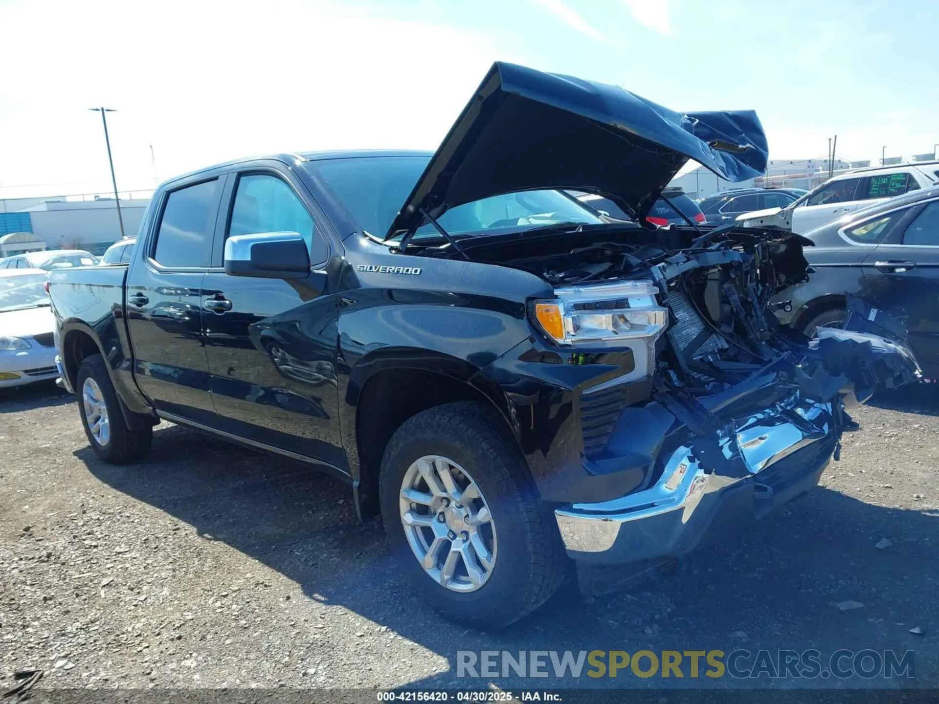 1 Photograph of a damaged car 1GCPKKEKXSZ234143 CHEVROLET SILVERADO 1500 2025