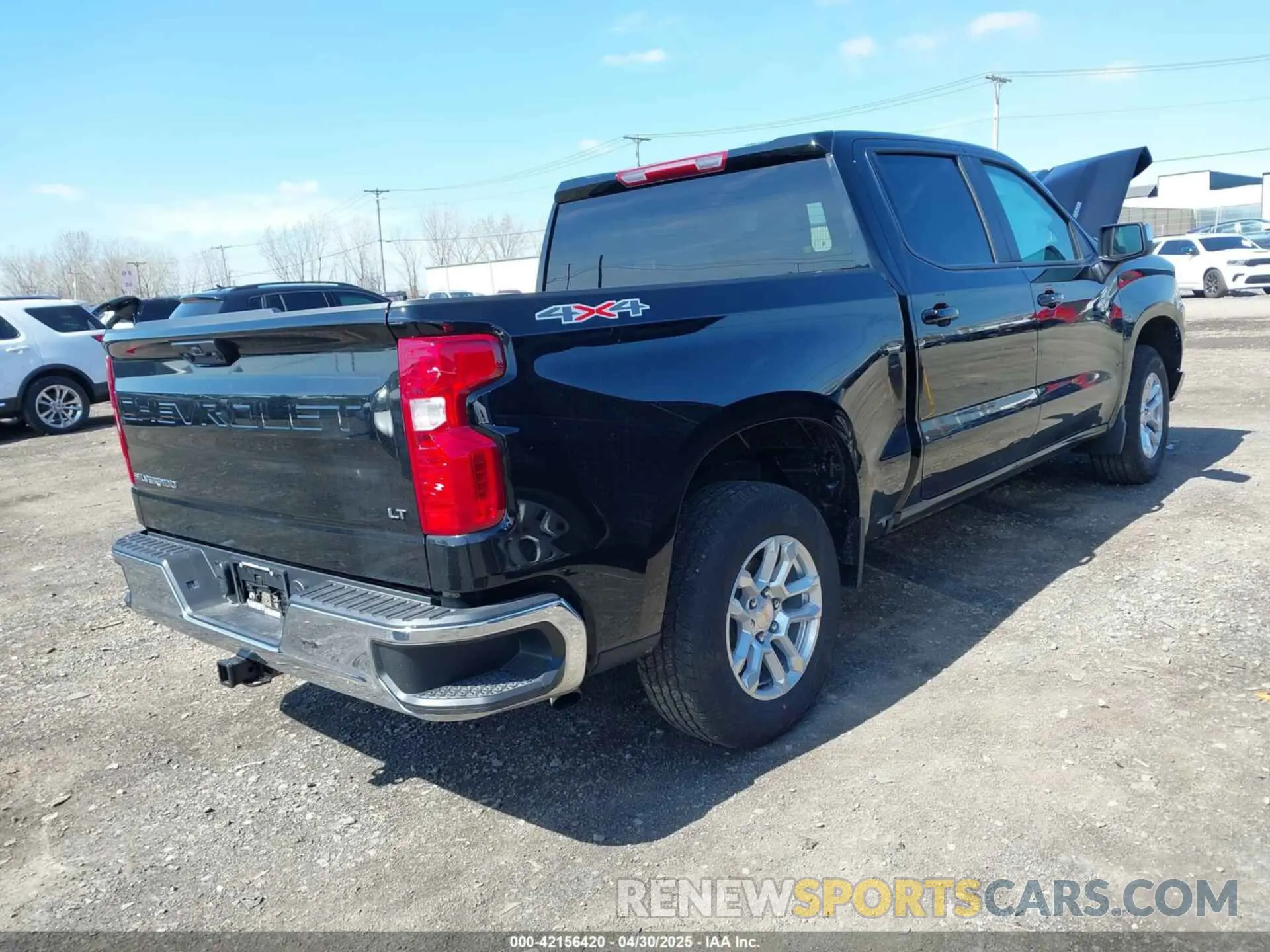 4 Photograph of a damaged car 1GCPKKEKXSZ234143 CHEVROLET SILVERADO 1500 2025
