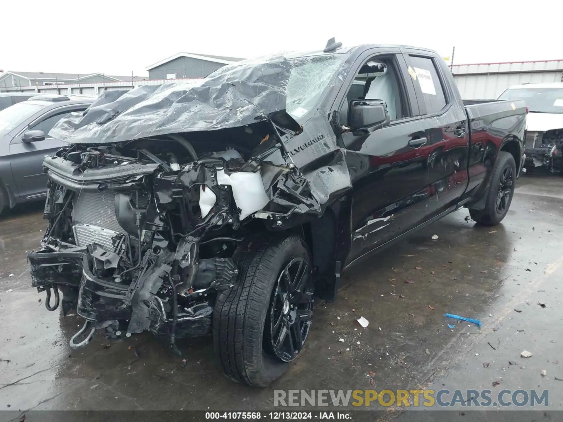 2 Photograph of a damaged car 1GCRABEK6SZ117431 CHEVROLET SILVERADO 1500 2025