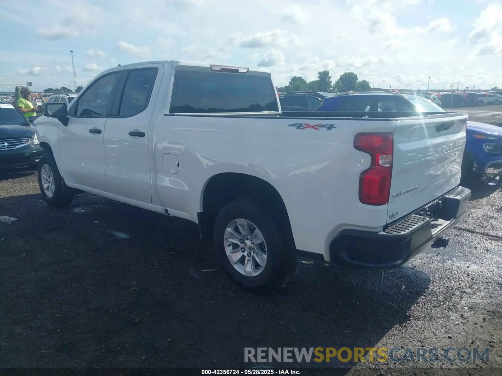 3 Photograph of a damaged car 1GCRKAED2SZ218880 CHEVROLET SILVERADO 1500 2025
