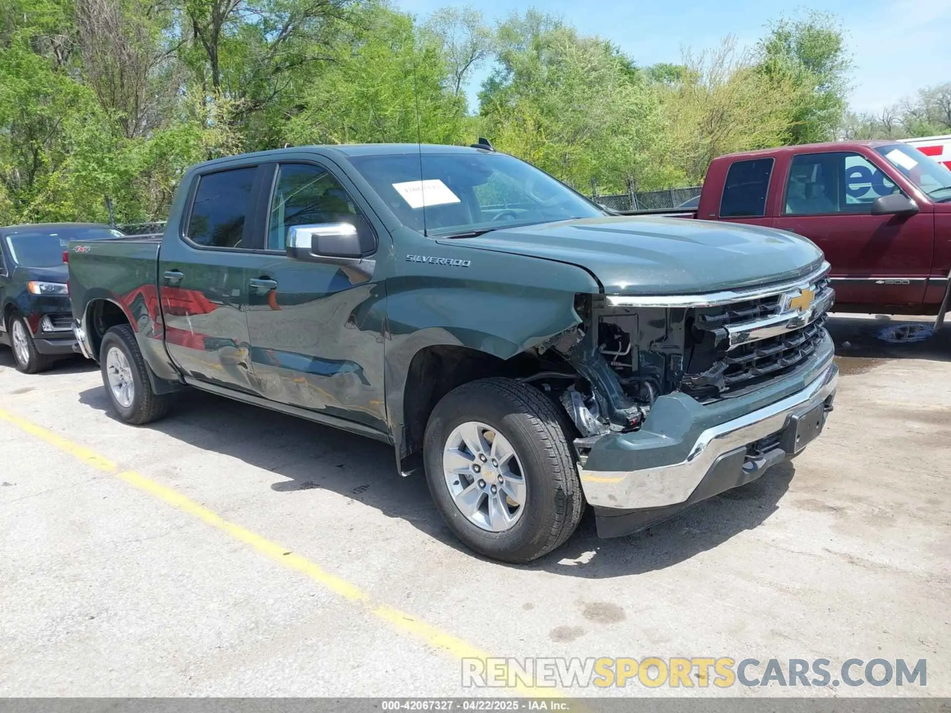 1 Photograph of a damaged car 1GCUKDED2SZ161690 CHEVROLET SILVERADO 1500 2025