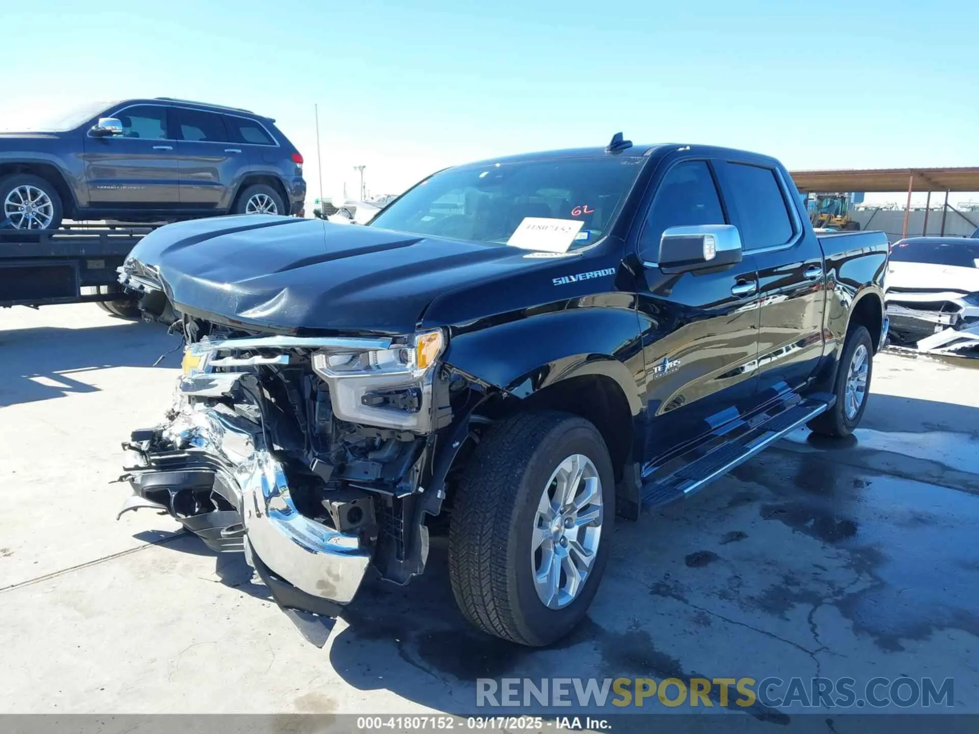 2 Photograph of a damaged car 2GCPAEED5S1102101 CHEVROLET SILVERADO 1500 2025