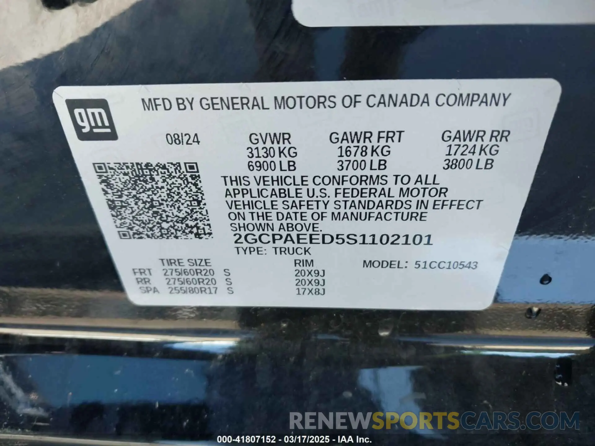 9 Photograph of a damaged car 2GCPAEED5S1102101 CHEVROLET SILVERADO 1500 2025
