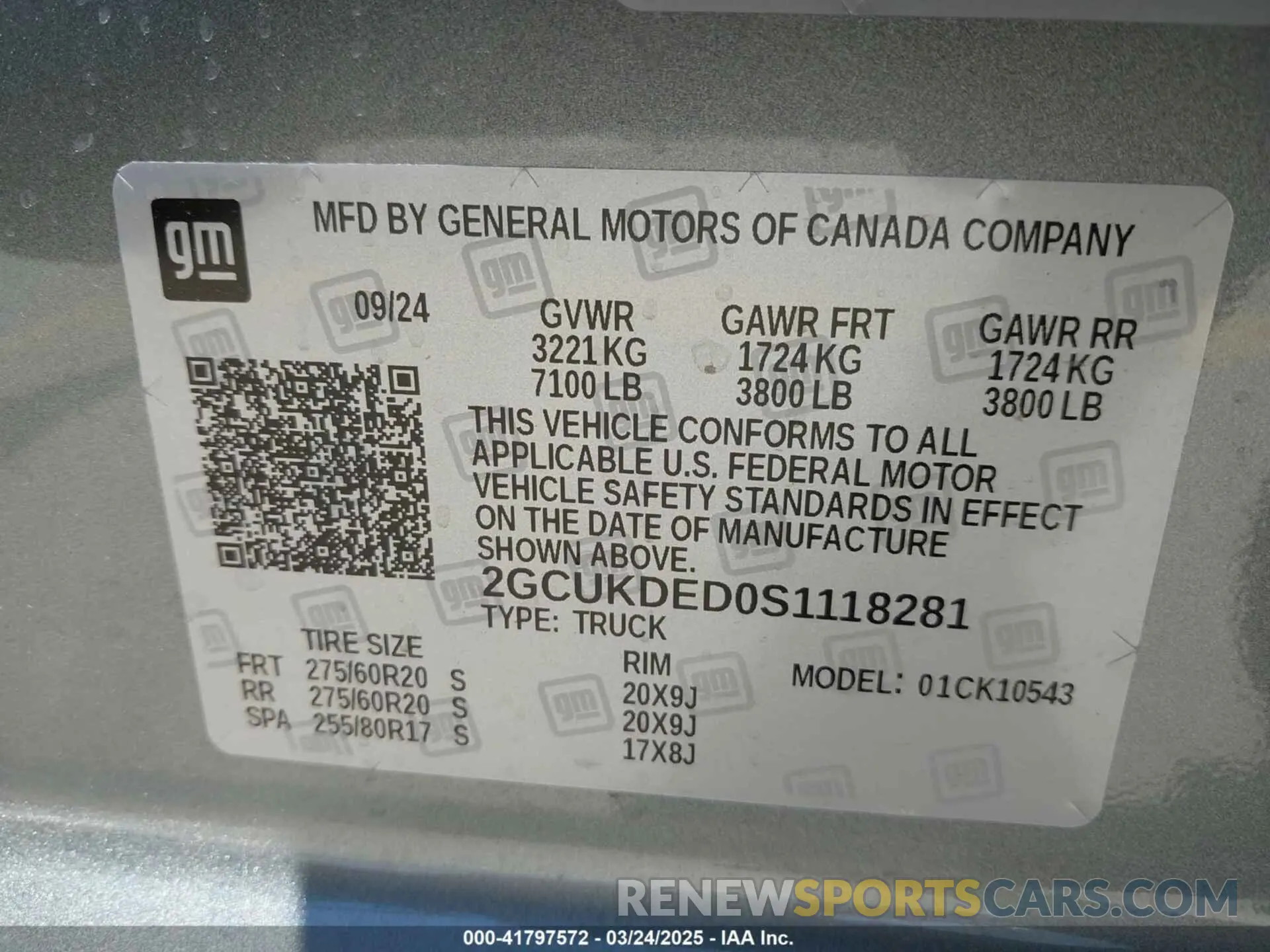 9 Photograph of a damaged car 2GCUKDED0S1118281 CHEVROLET SILVERADO 1500 2025