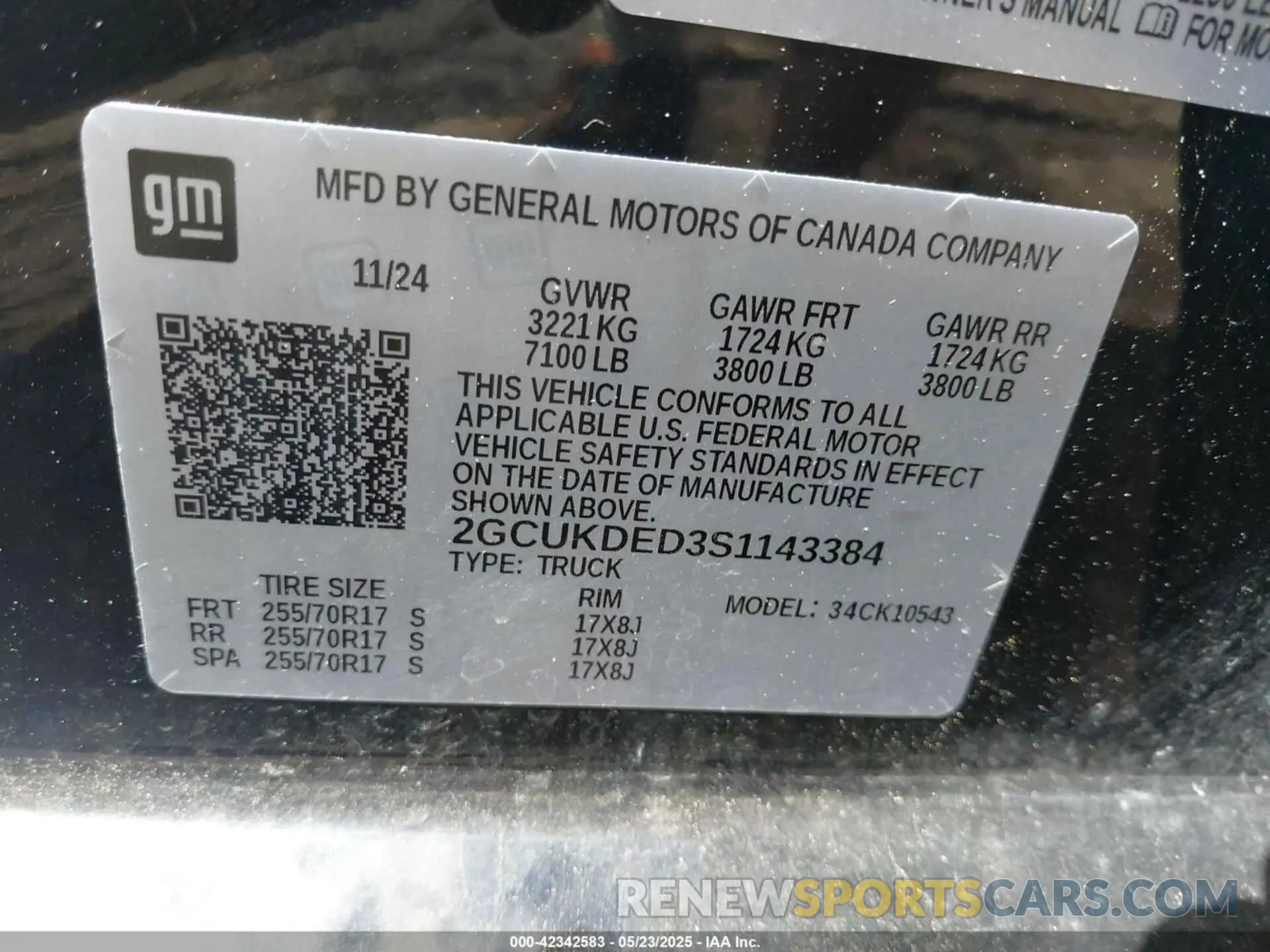 9 Photograph of a damaged car 2GCUKDED3S1143384 CHEVROLET SILVERADO 1500 2025