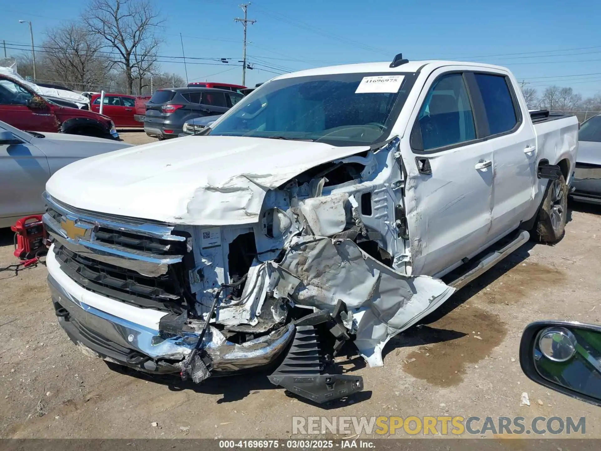 2 Photograph of a damaged car 2GCUKDED7S1126992 CHEVROLET SILVERADO 1500 2025