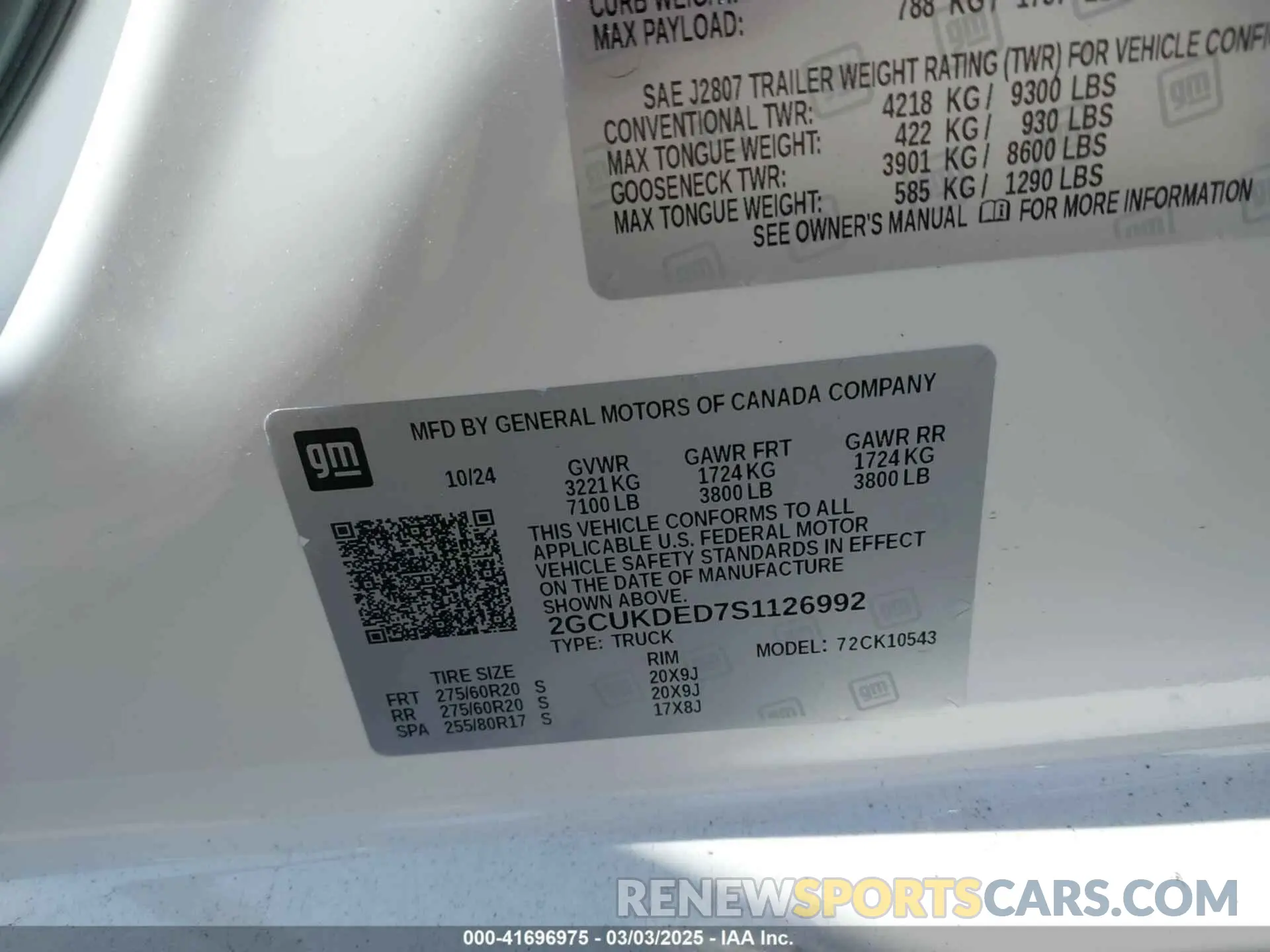 9 Photograph of a damaged car 2GCUKDED7S1126992 CHEVROLET SILVERADO 1500 2025