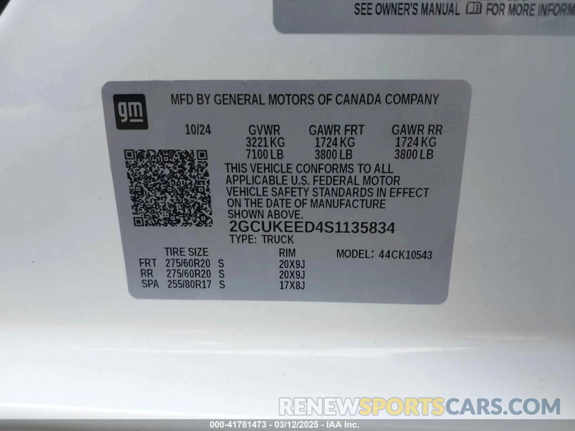 9 Photograph of a damaged car 2GCUKEED4S1135834 CHEVROLET SILVERADO 1500 2025