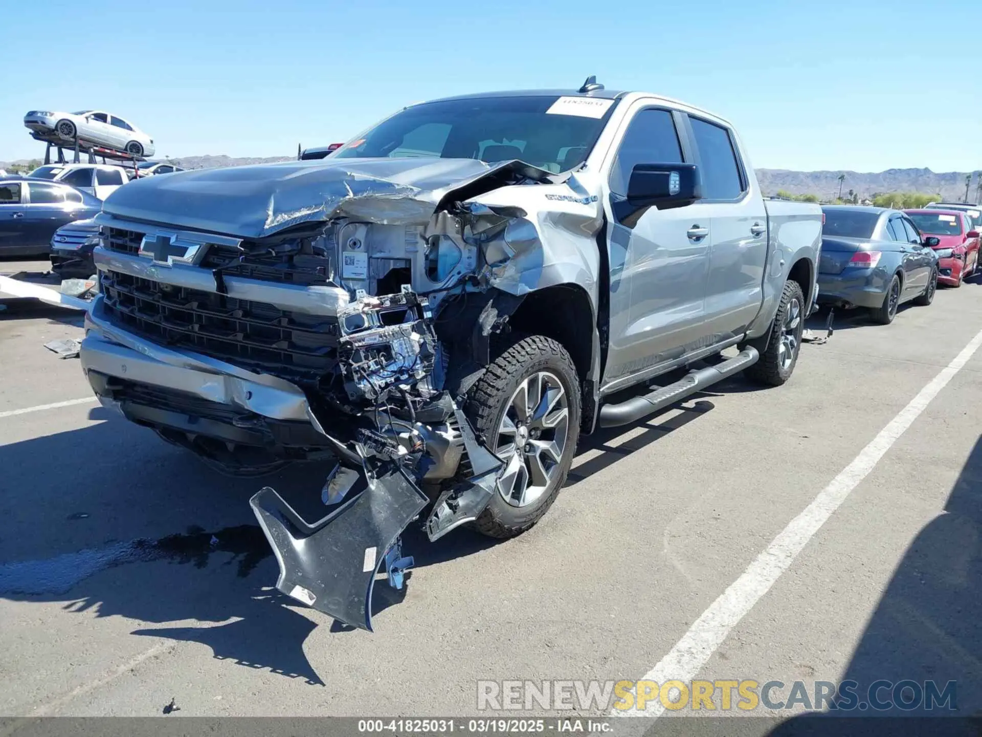 2 Photograph of a damaged car 2GCUKEED4S1136269 CHEVROLET SILVERADO 1500 2025