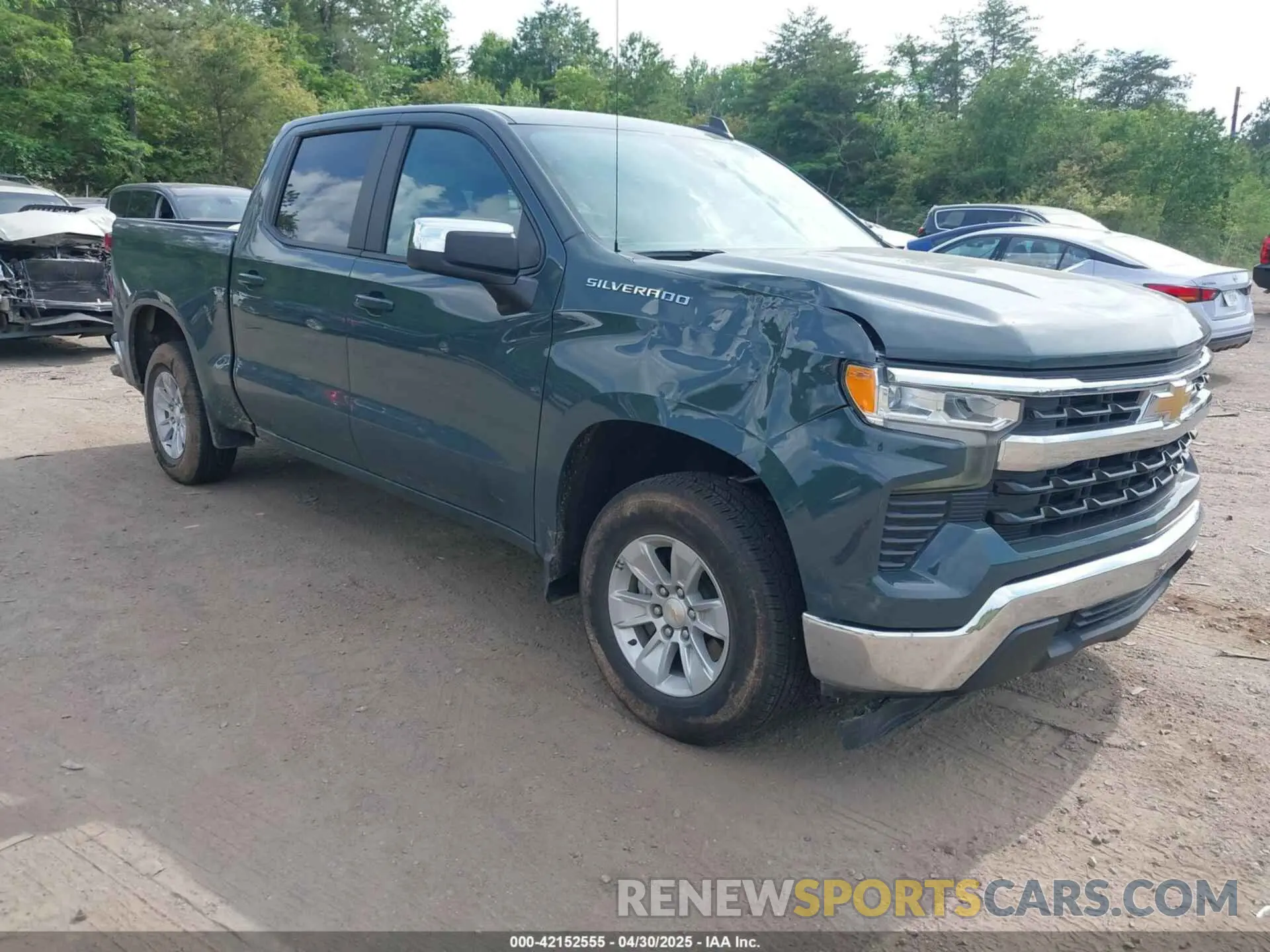 1 Photograph of a damaged car 3GCPACED0SG204739 CHEVROLET SILVERADO 1500 2025