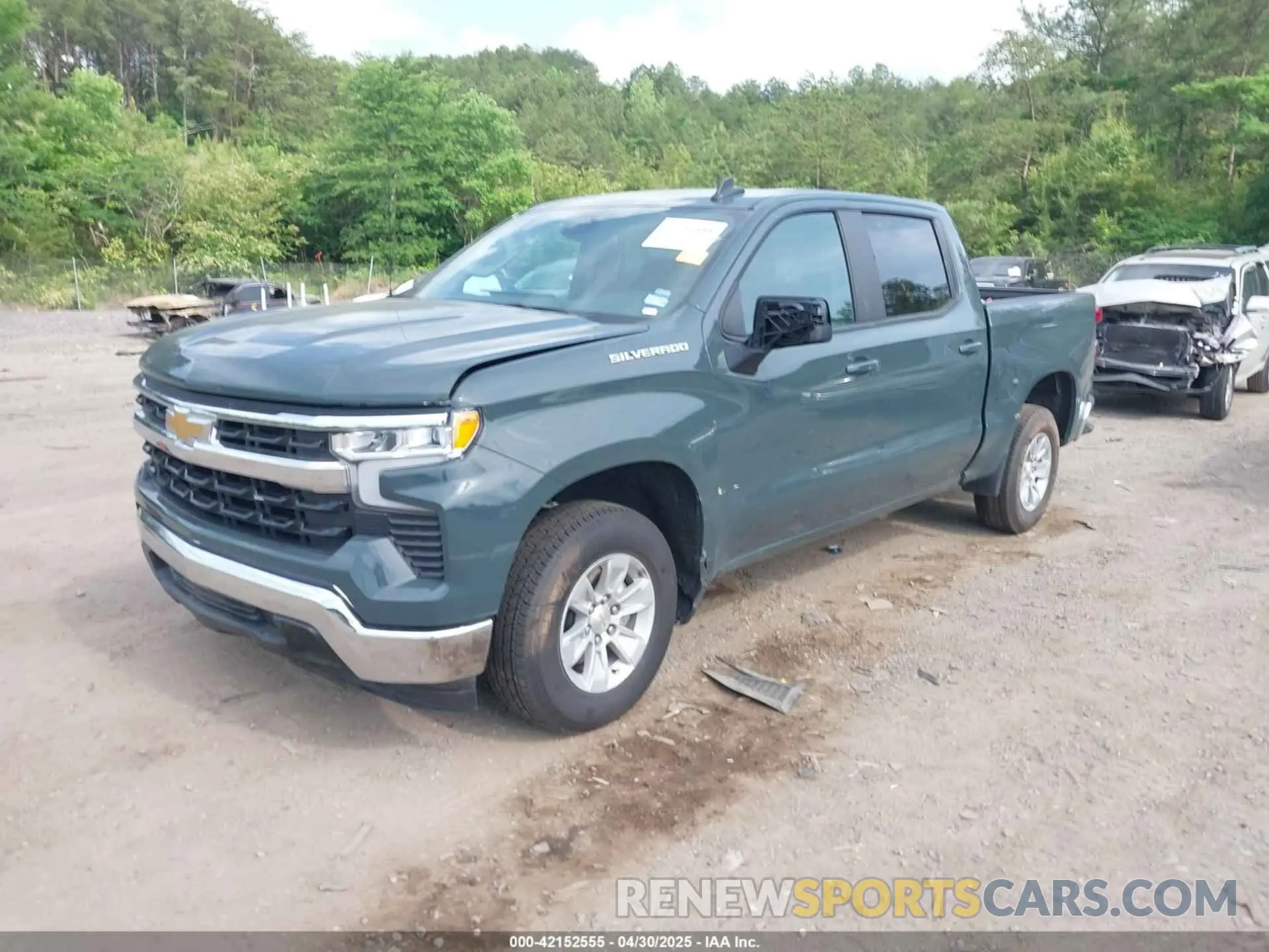 2 Photograph of a damaged car 3GCPACED0SG204739 CHEVROLET SILVERADO 1500 2025