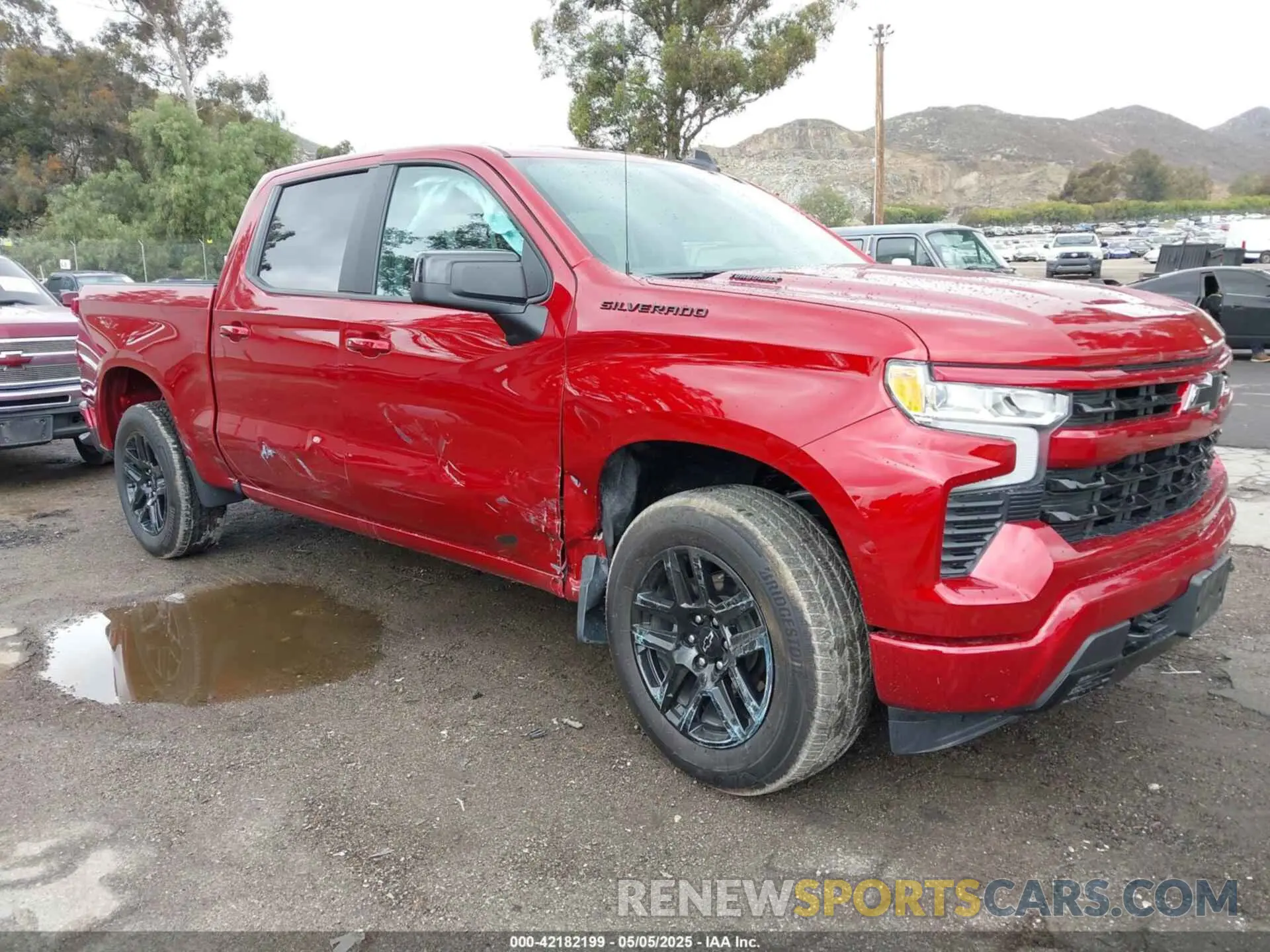 1 Photograph of a damaged car 3GCPADEKXSG184150 CHEVROLET SILVERADO 1500 2025