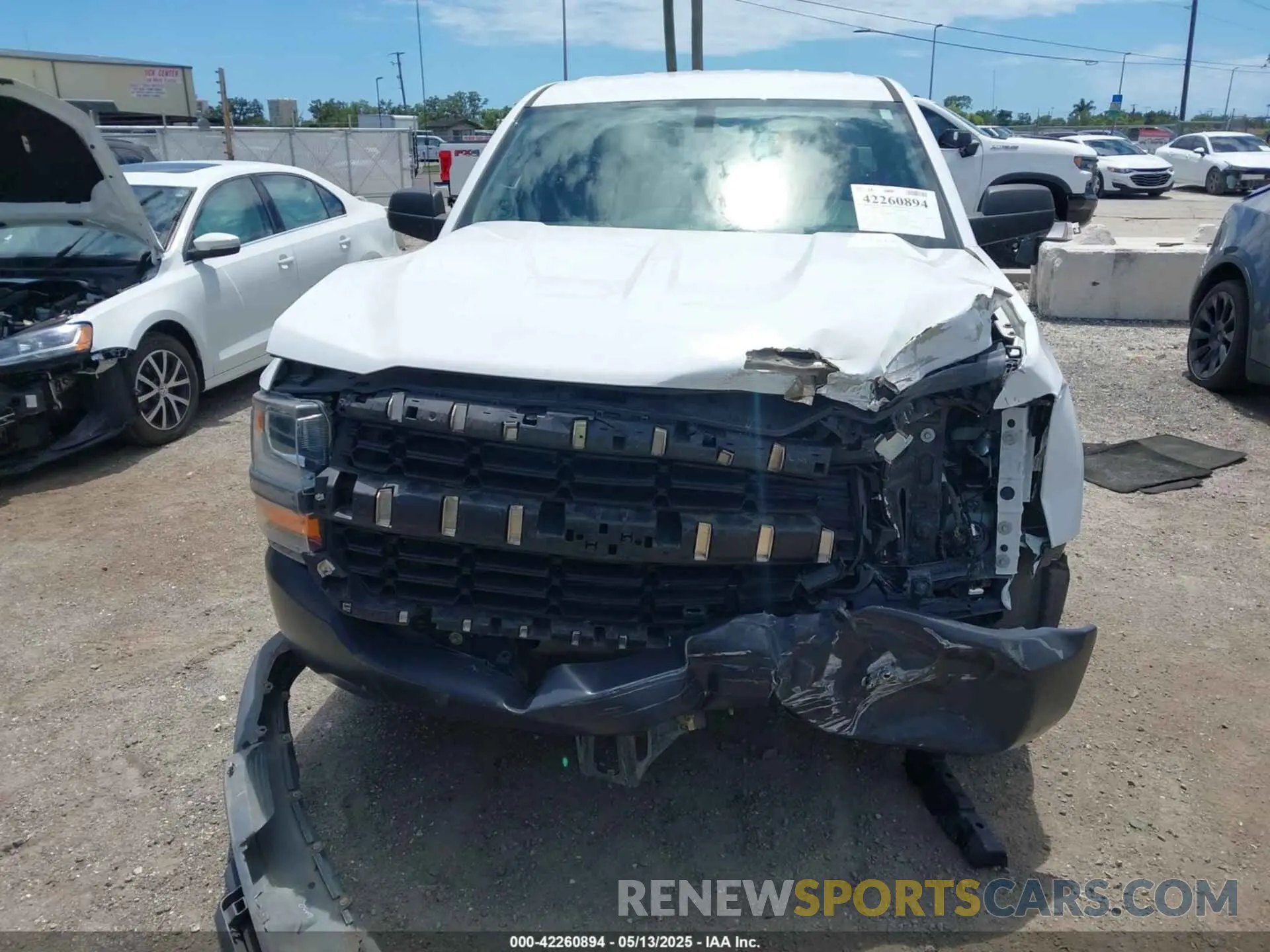 6 Photograph of a damaged car 2GCRCNEC9K1127173 CHEVROLET SILVERADO 1500 LD 2019