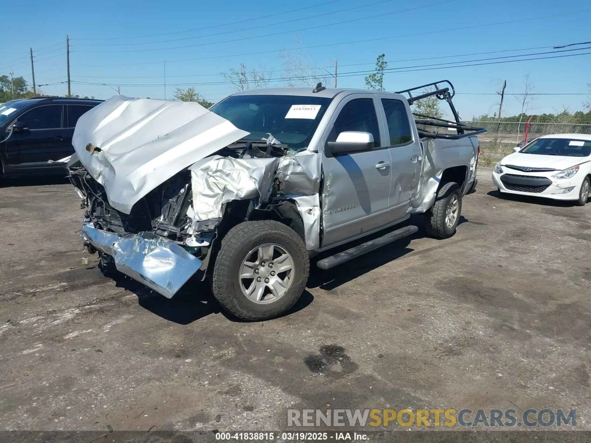 2 Photograph of a damaged car 2GCRCPEC5K1150056 CHEVROLET SILVERADO 1500 LD 2019