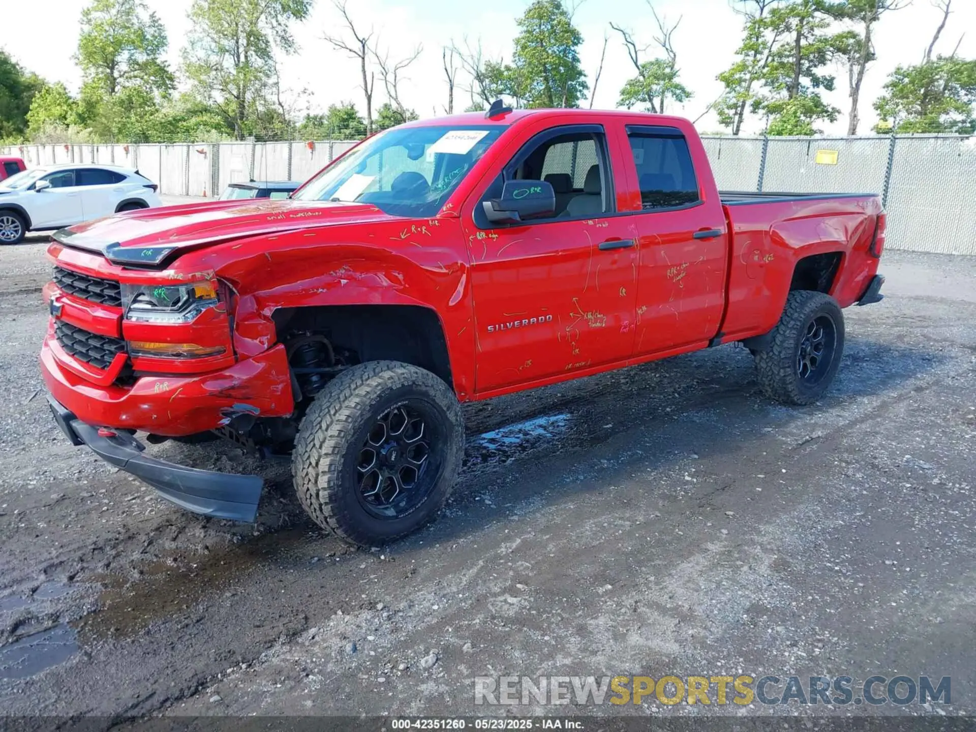 2 Photograph of a damaged car 2GCVKMEC4K1203457 CHEVROLET SILVERADO 1500 LD 2019