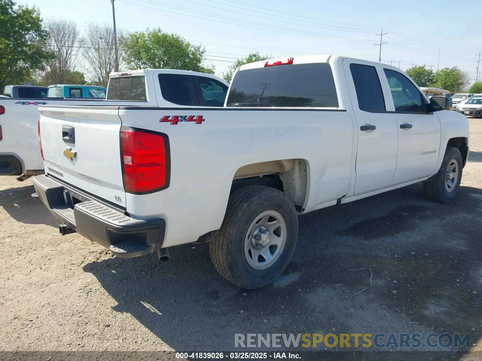4 Photograph of a damaged car 2GCVKNEC0K1159642 CHEVROLET SILVERADO 1500 LD 2019