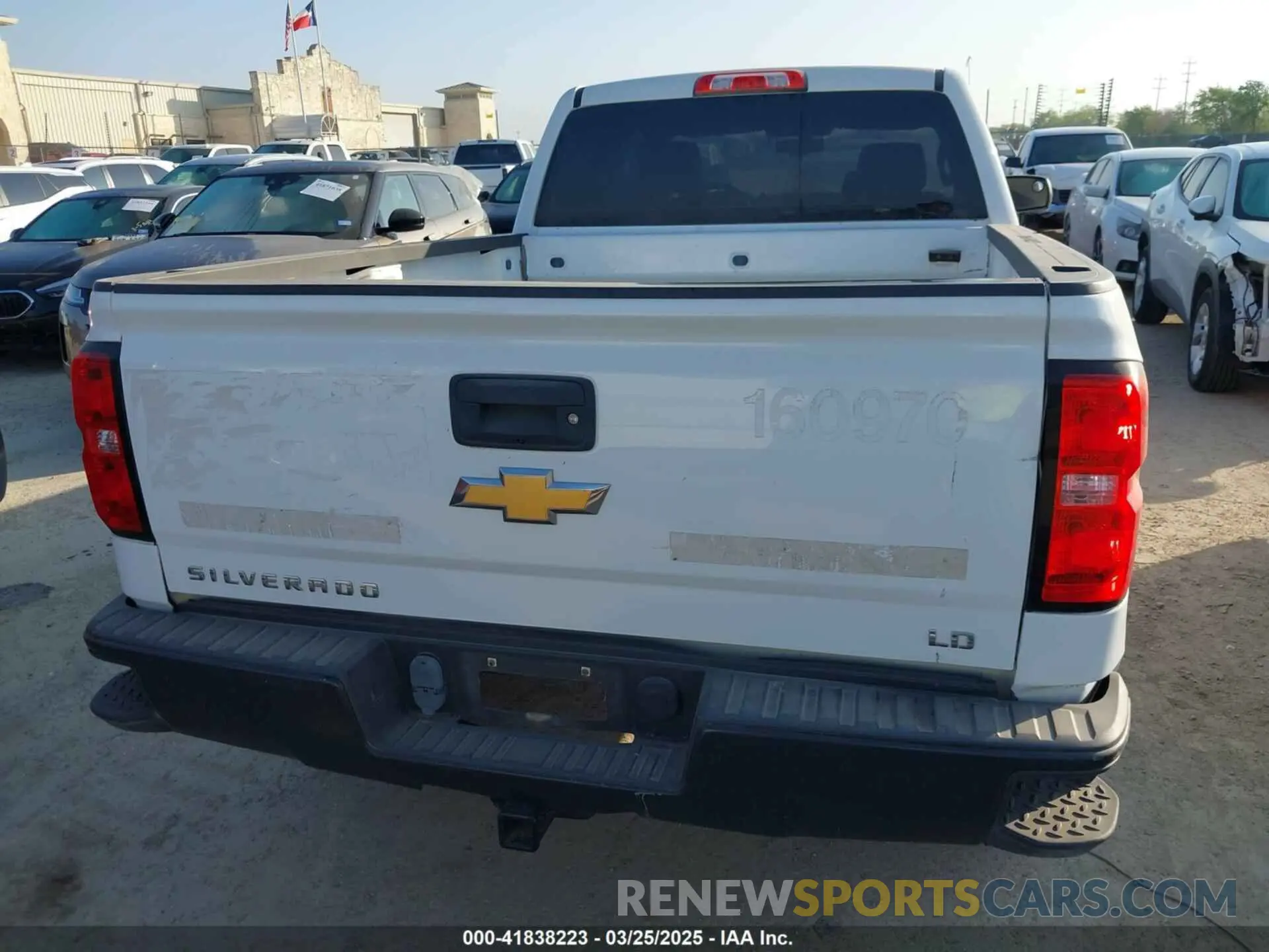 16 Photograph of a damaged car 2GCVKNEC0K1160970 CHEVROLET SILVERADO 1500 LD 2019