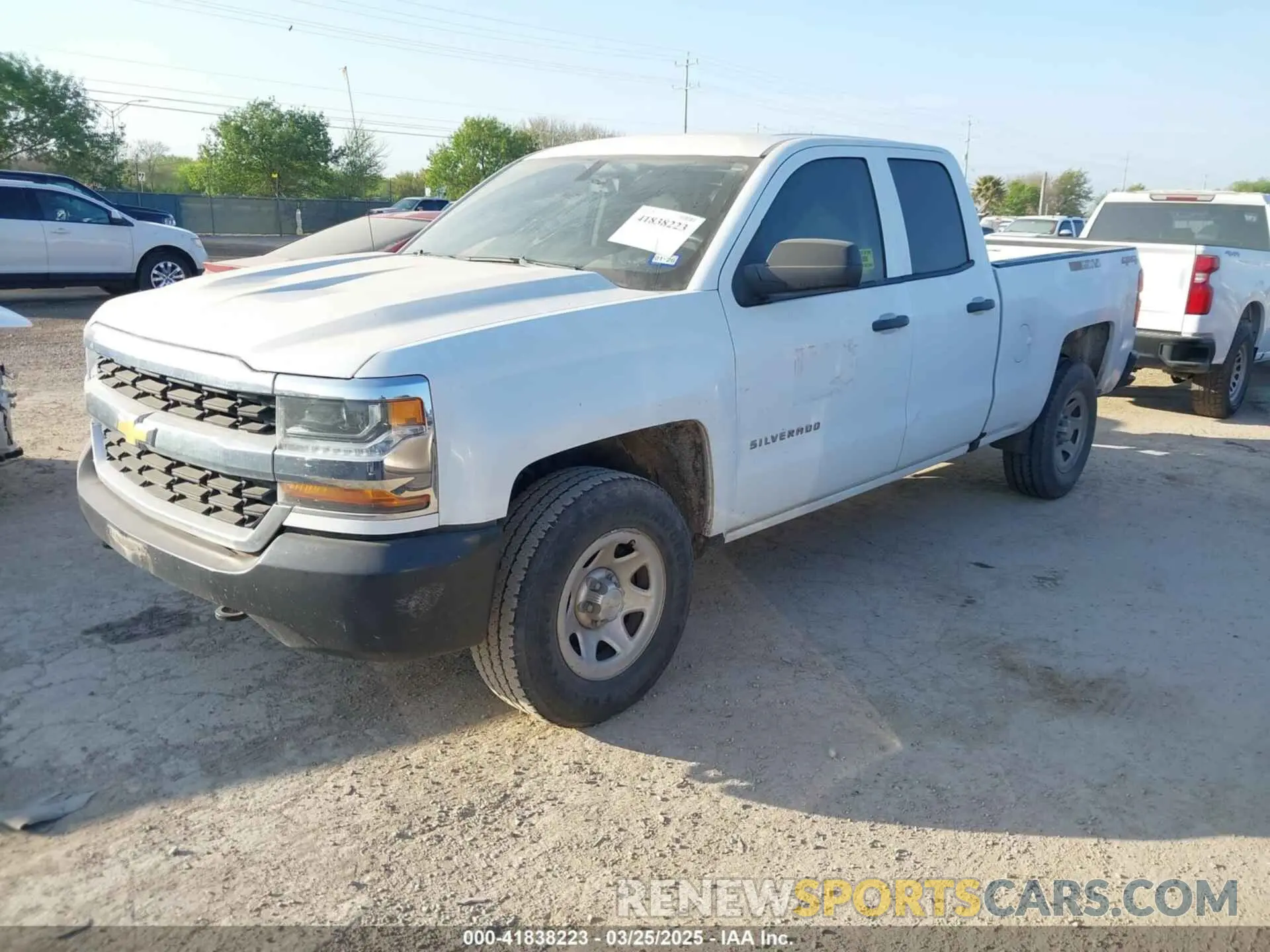 2 Photograph of a damaged car 2GCVKNEC0K1160970 CHEVROLET SILVERADO 1500 LD 2019