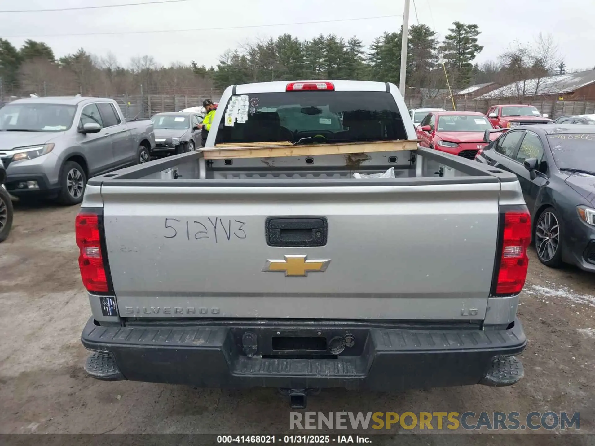 16 Photograph of a damaged car 2GCVKNEC1K1126472 CHEVROLET SILVERADO 1500 LD 2019