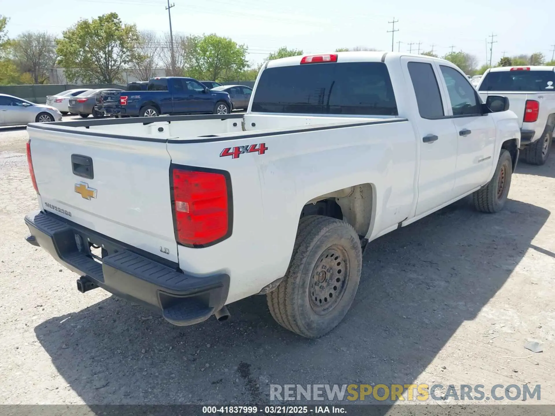 4 Photograph of a damaged car 2GCVKNEC1K1159844 CHEVROLET SILVERADO 1500 LD 2019