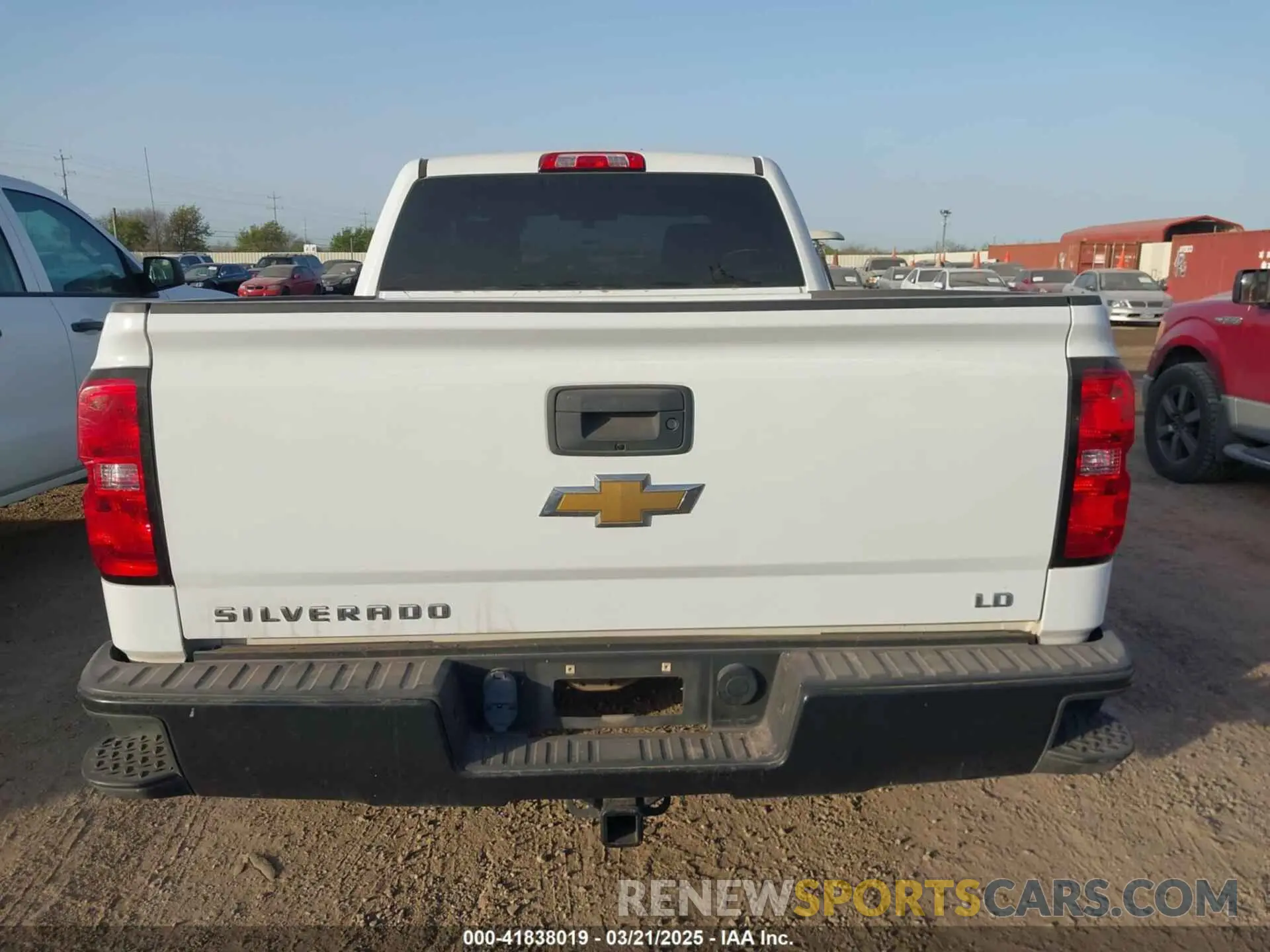 16 Photograph of a damaged car 2GCVKNEC1K1160587 CHEVROLET SILVERADO 1500 LD 2019