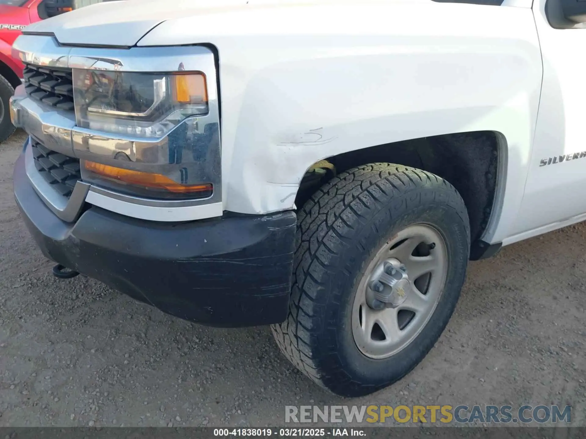 6 Photograph of a damaged car 2GCVKNEC1K1160587 CHEVROLET SILVERADO 1500 LD 2019