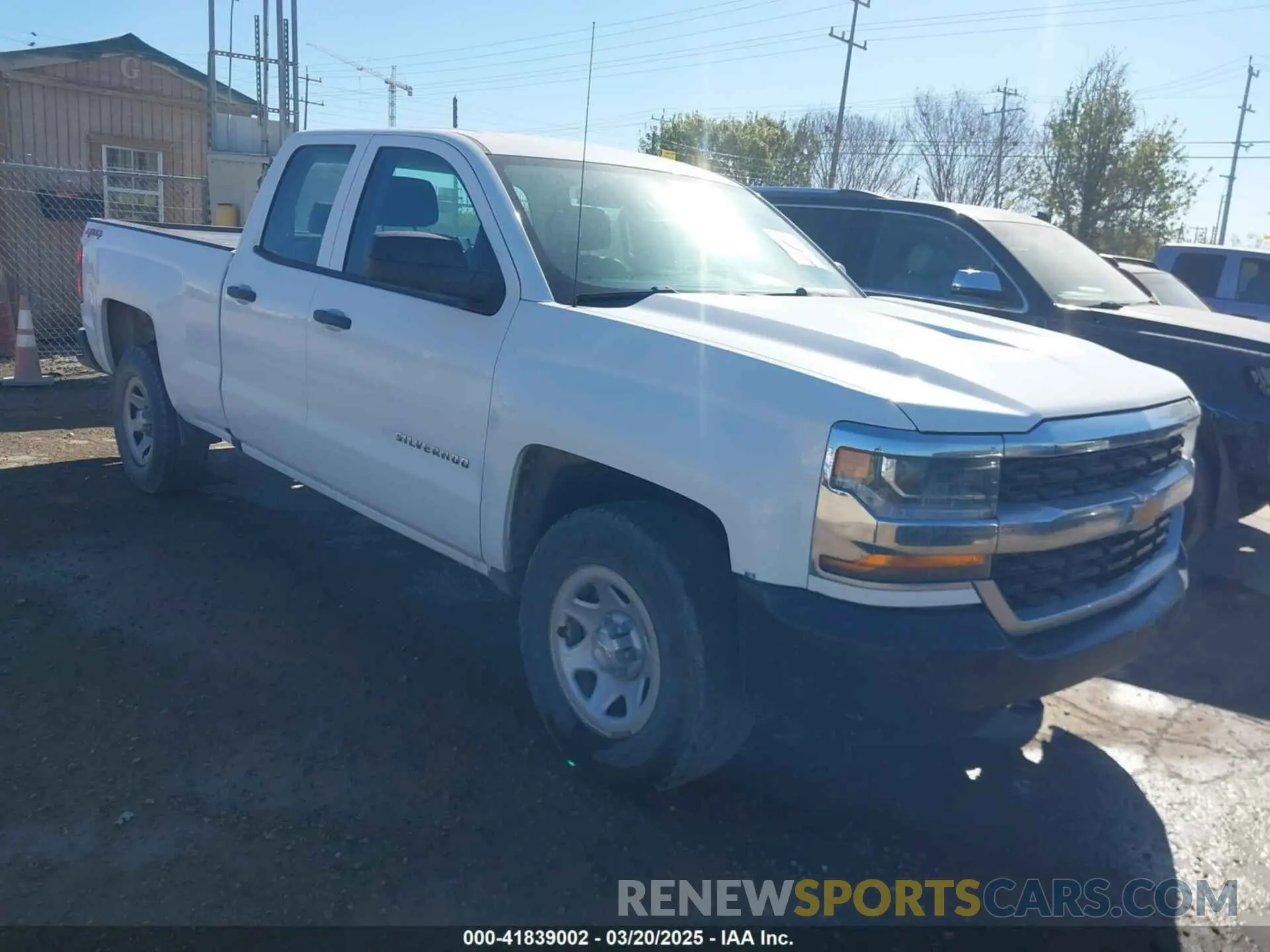 1 Photograph of a damaged car 2GCVKNEC2K1159609 CHEVROLET SILVERADO 1500 LD 2019