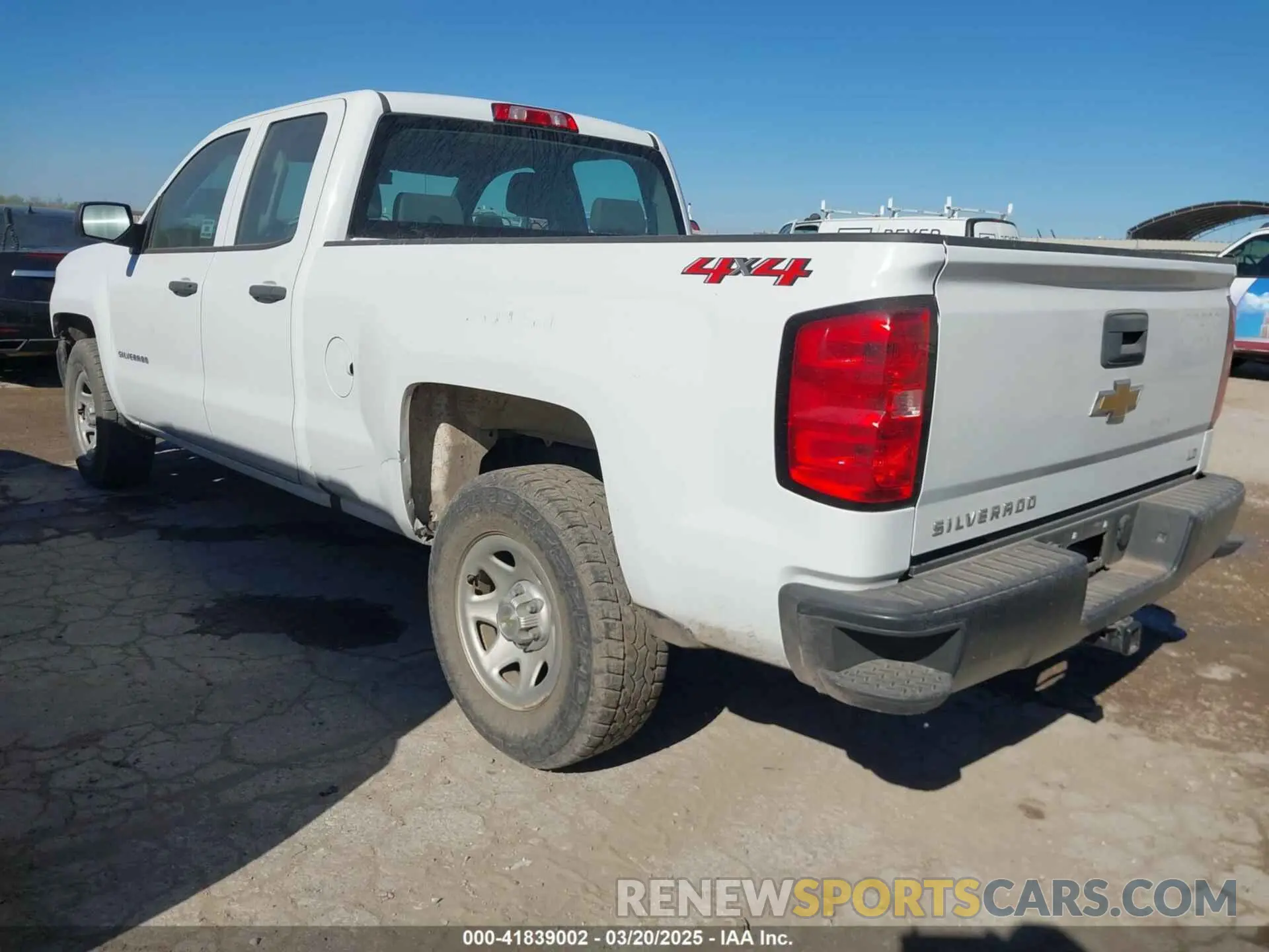 3 Photograph of a damaged car 2GCVKNEC2K1159609 CHEVROLET SILVERADO 1500 LD 2019