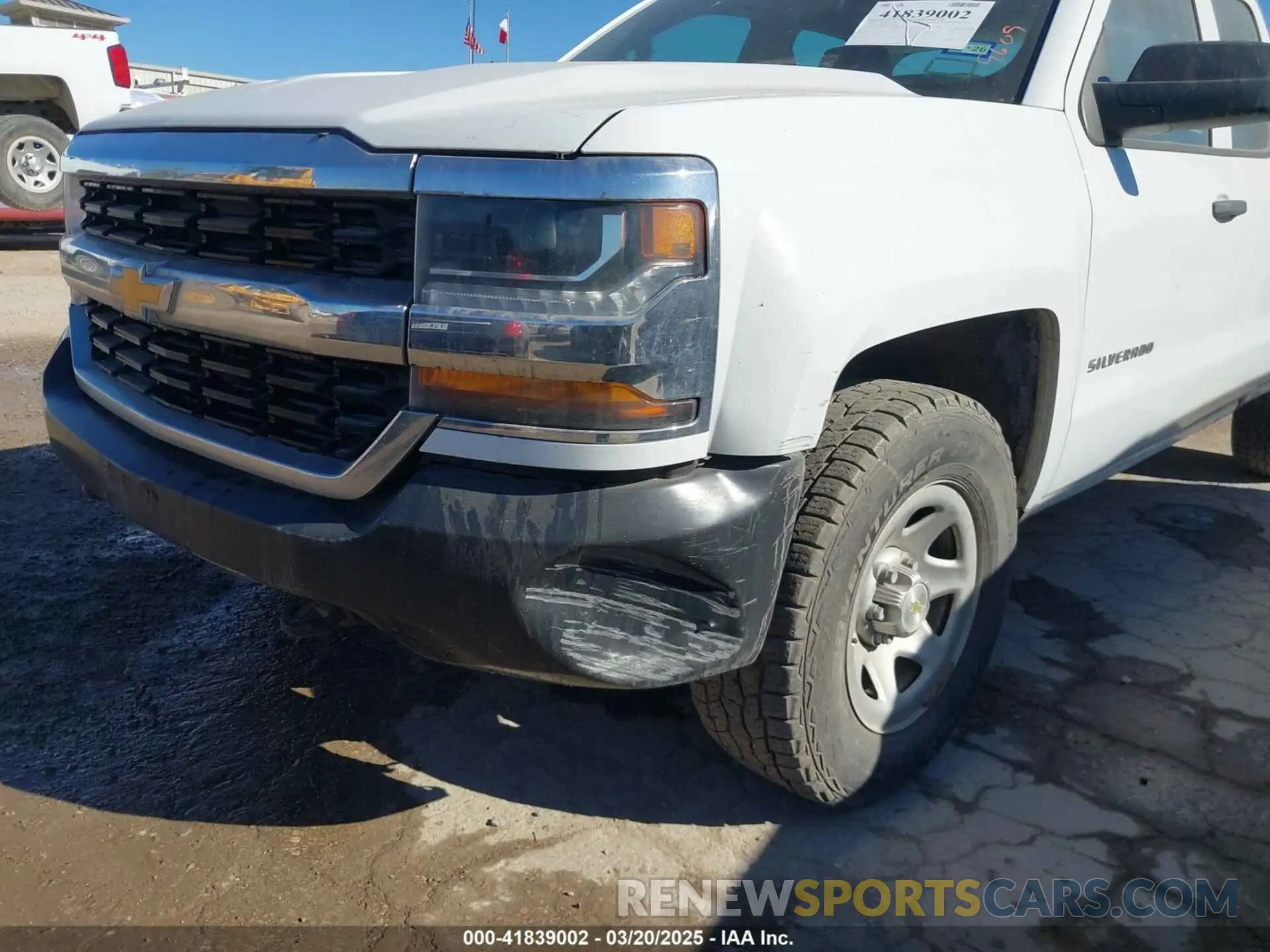 6 Photograph of a damaged car 2GCVKNEC2K1159609 CHEVROLET SILVERADO 1500 LD 2019