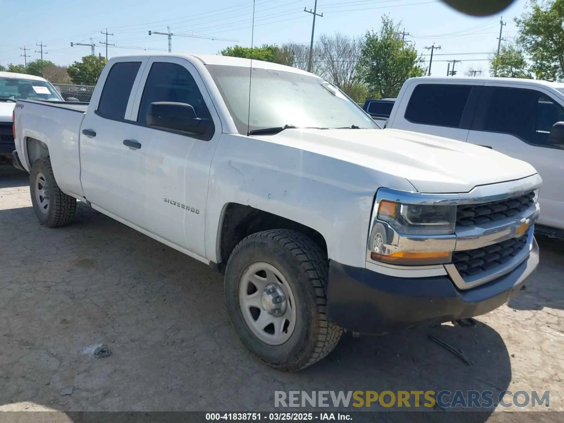 1 Photograph of a damaged car 2GCVKNEC4K1159580 CHEVROLET SILVERADO 1500 LD 2019